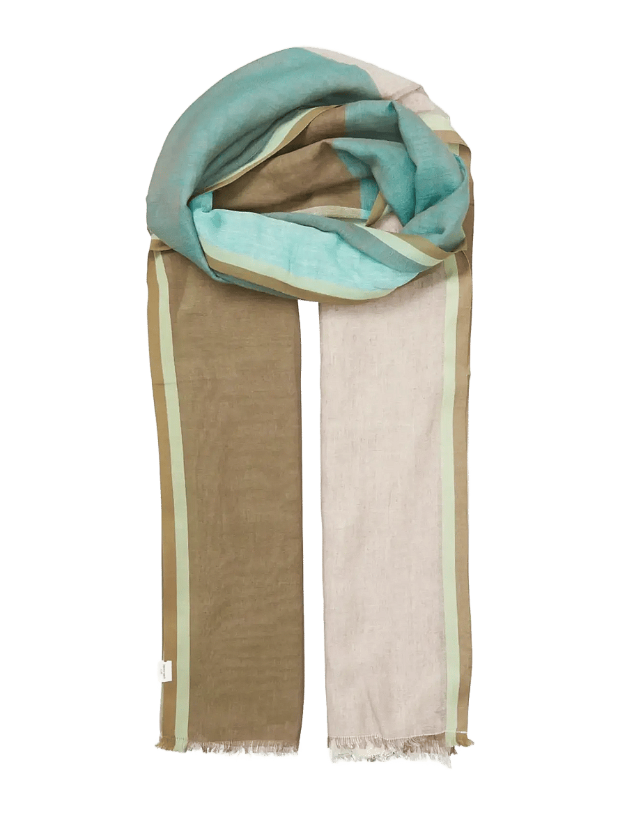 Becksöndergaard - Kikko Cowea Scarf - tynde tørklæder - baltic green - 1