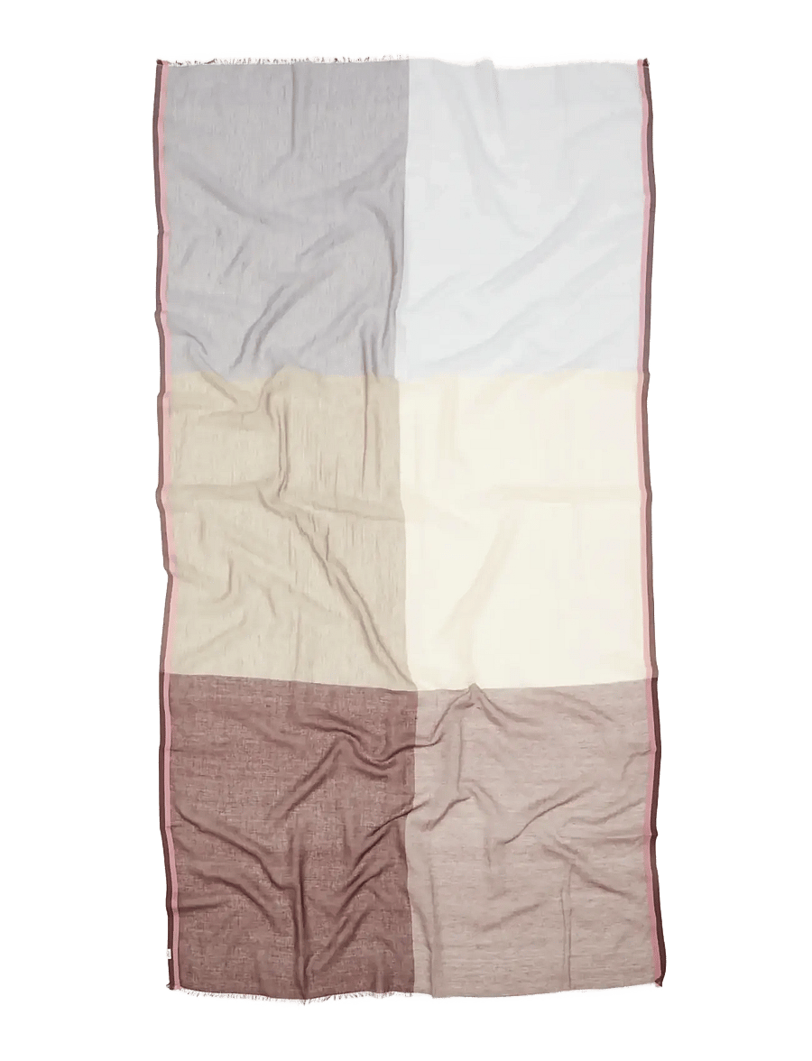 Becksöndergaard - Kikko Cowea Scarf - tynde tørklæder - fig red - 0