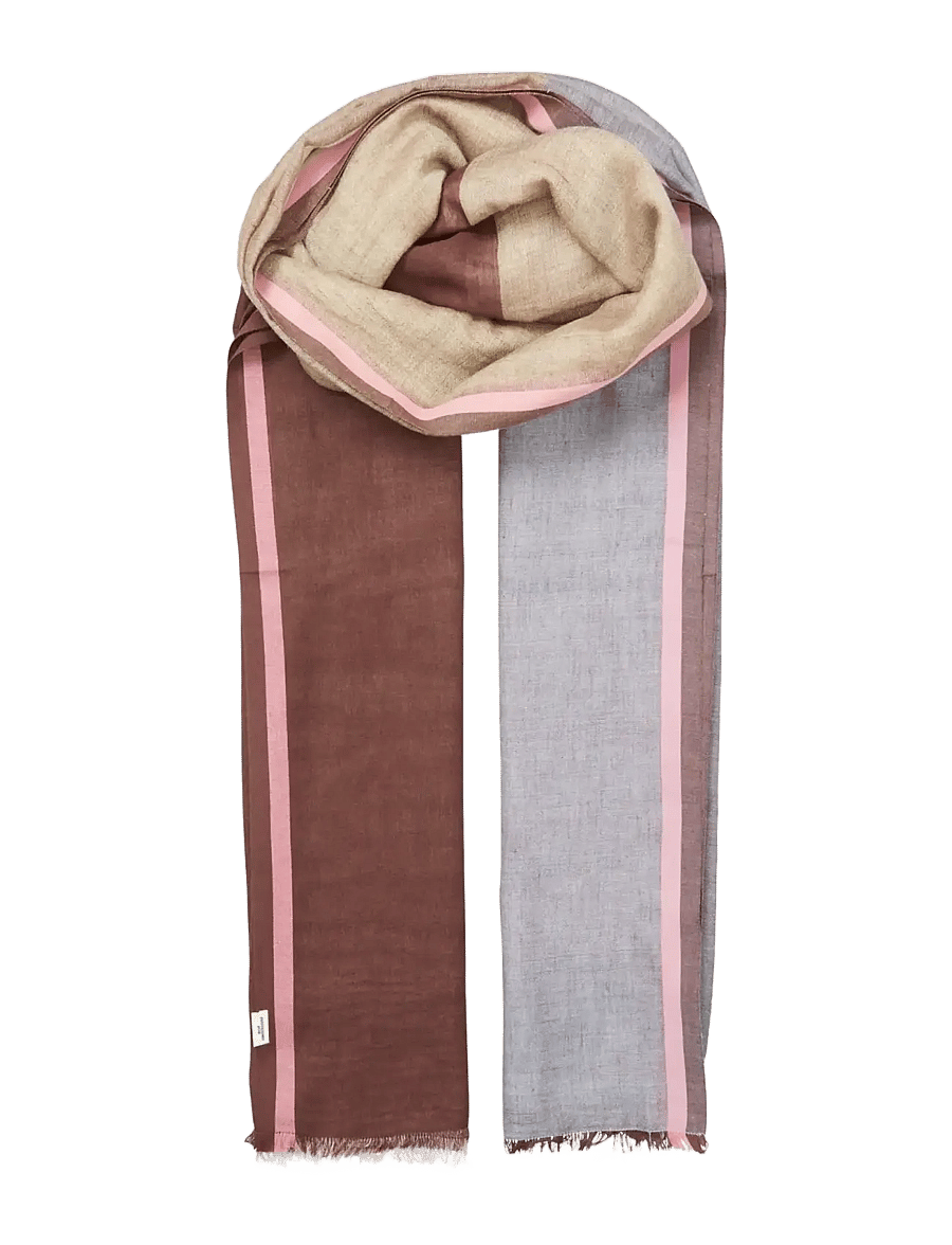 Becksöndergaard - Kikko Cowea Scarf - tynde tørklæder - fig red - 1