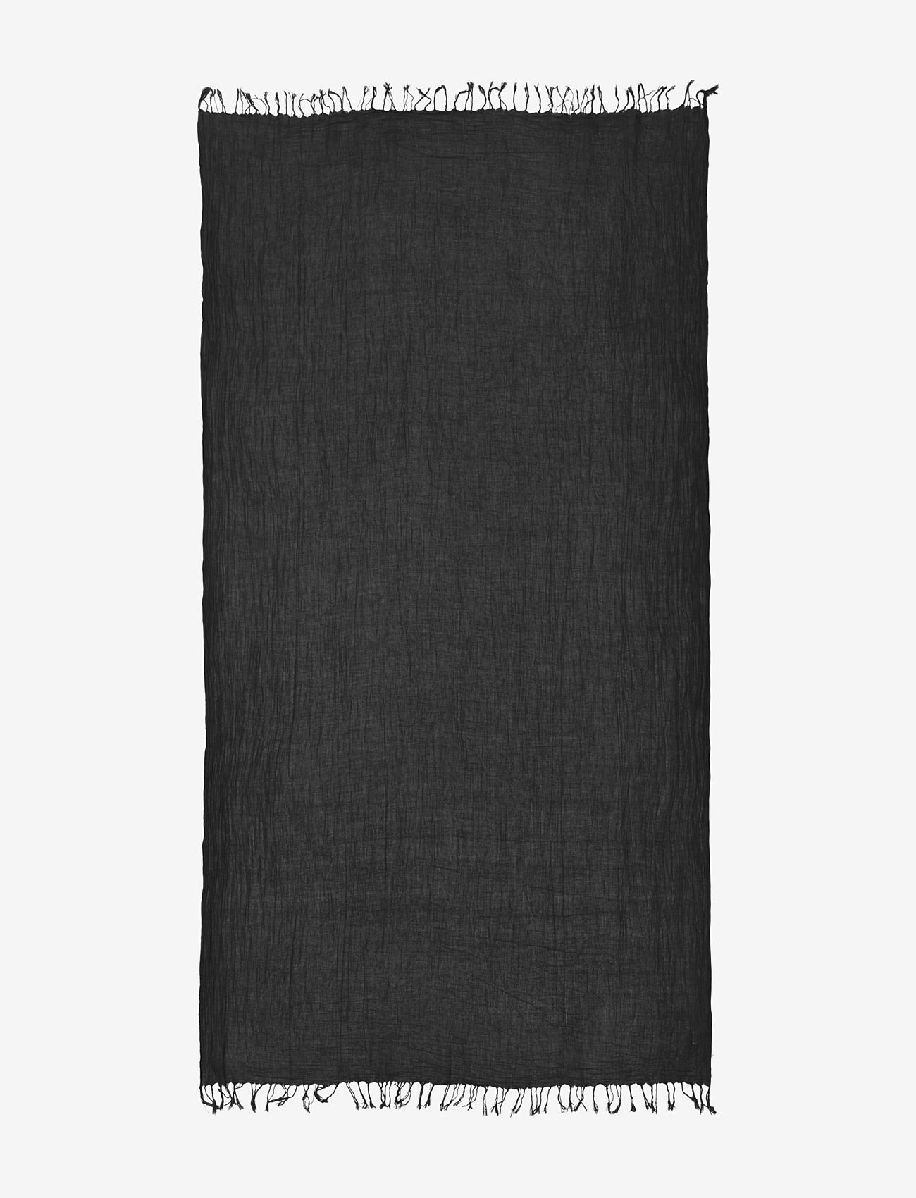 Becksöndergaard - Solid Ilona Scarf - halsdukar - black - 1