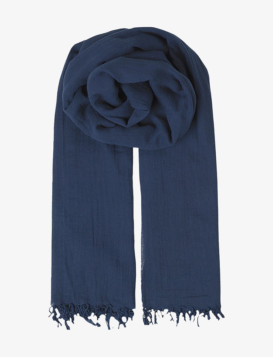 Becksöndergaard - Solid Ilona Scarf - winterschals - classic navy - 0
