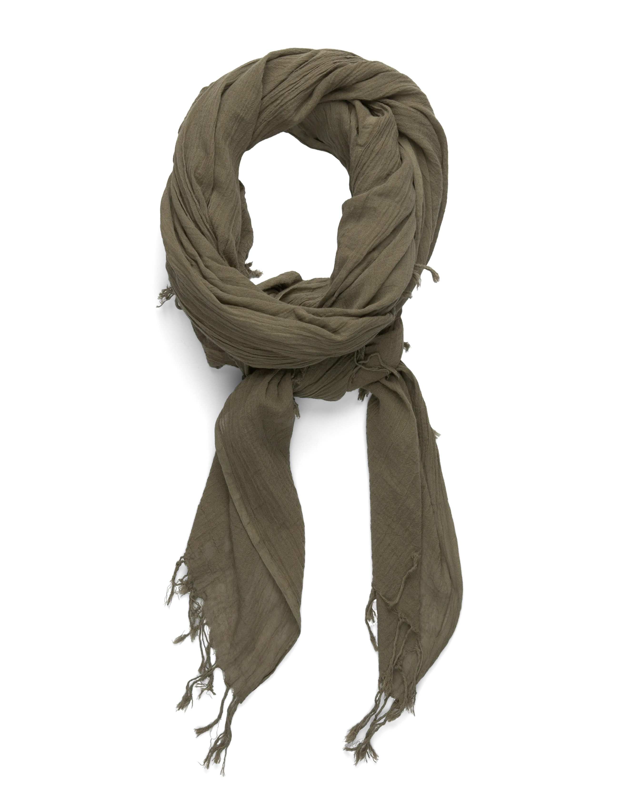 Becksöndergaard - Solid Ilona Scarf - accessoarer - dusty olive - 1