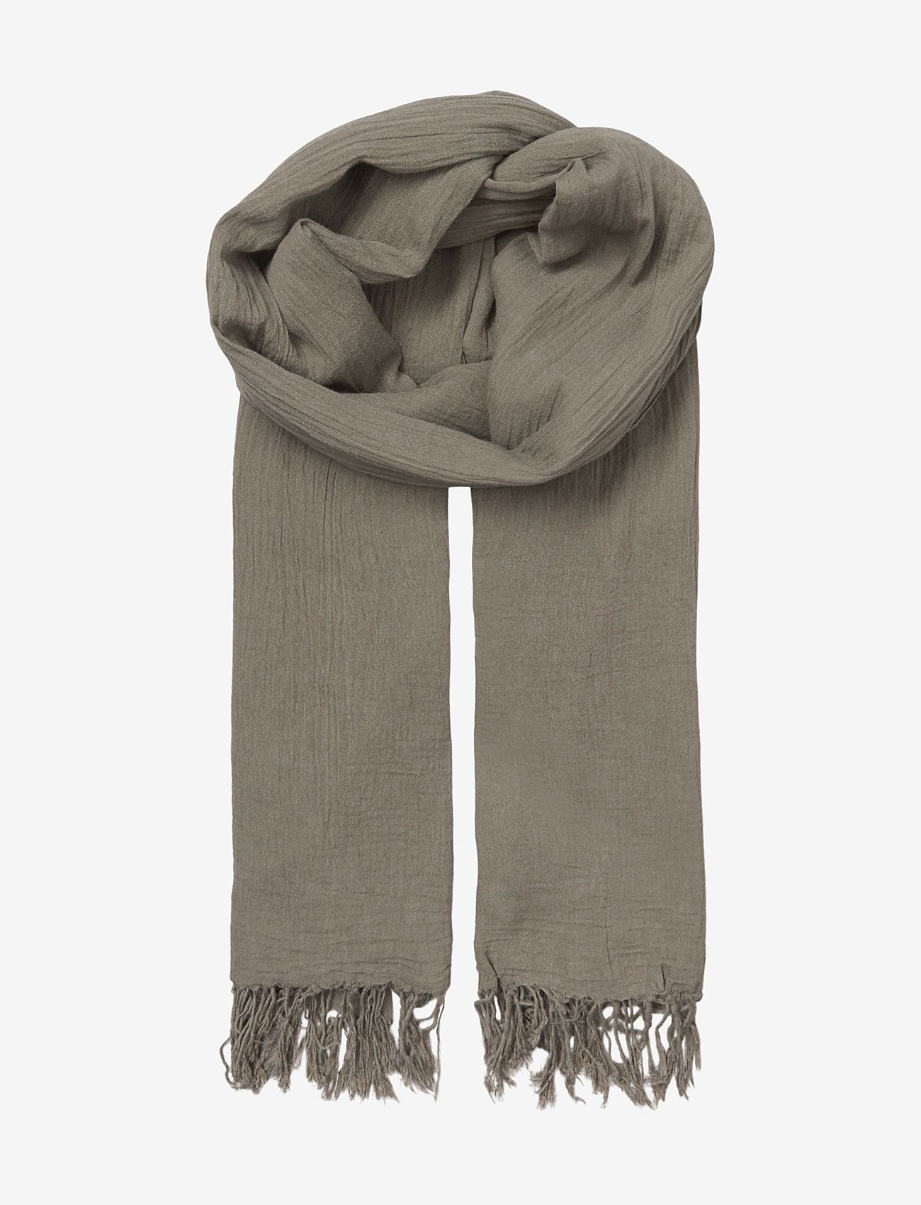 Becksöndergaard - Solid Ilona Scarf - accessories - fossil brown - 0