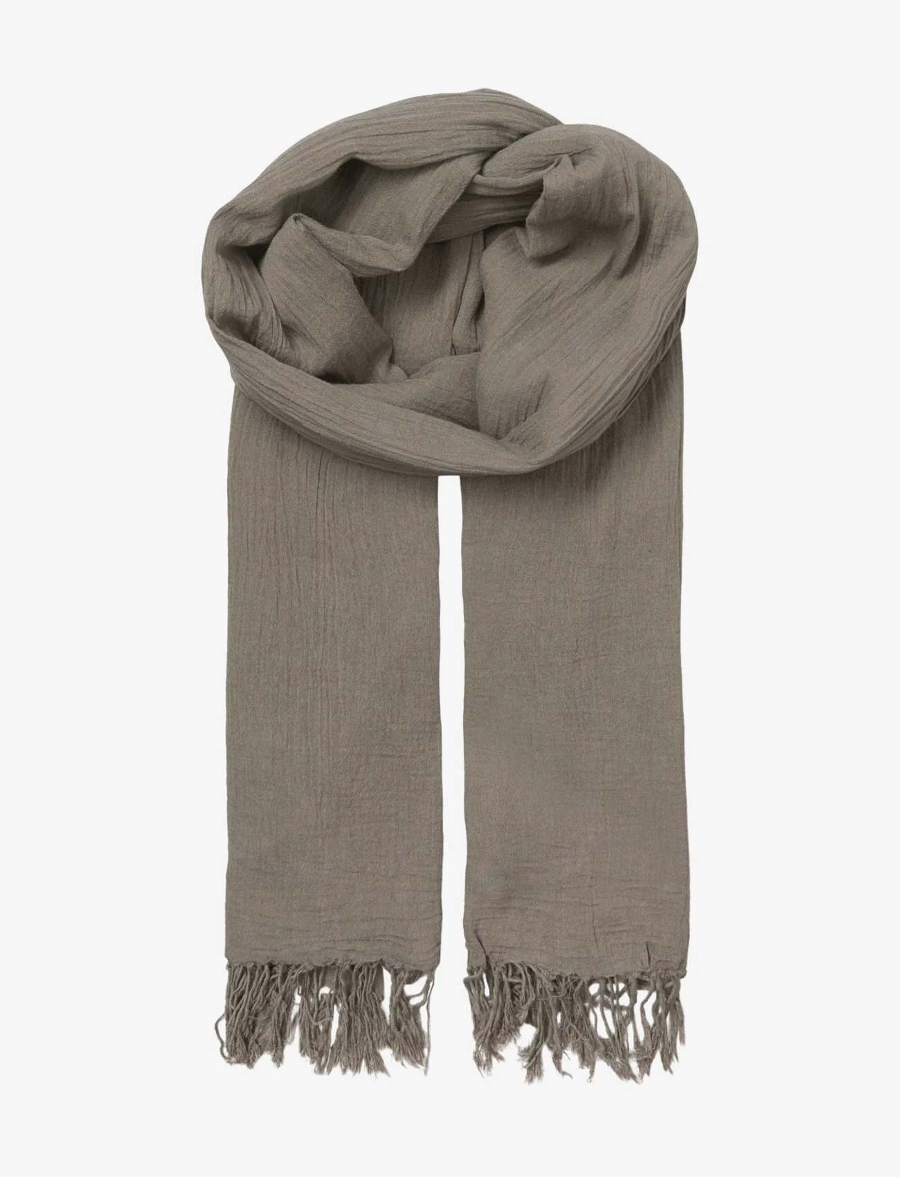 Becksöndergaard - Solid Ilona Scarf - lightweight scarves - fossil brown - 0