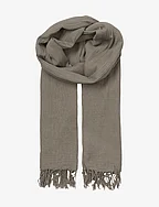 Solid Ilona Scarf - FOSSIL BROWN