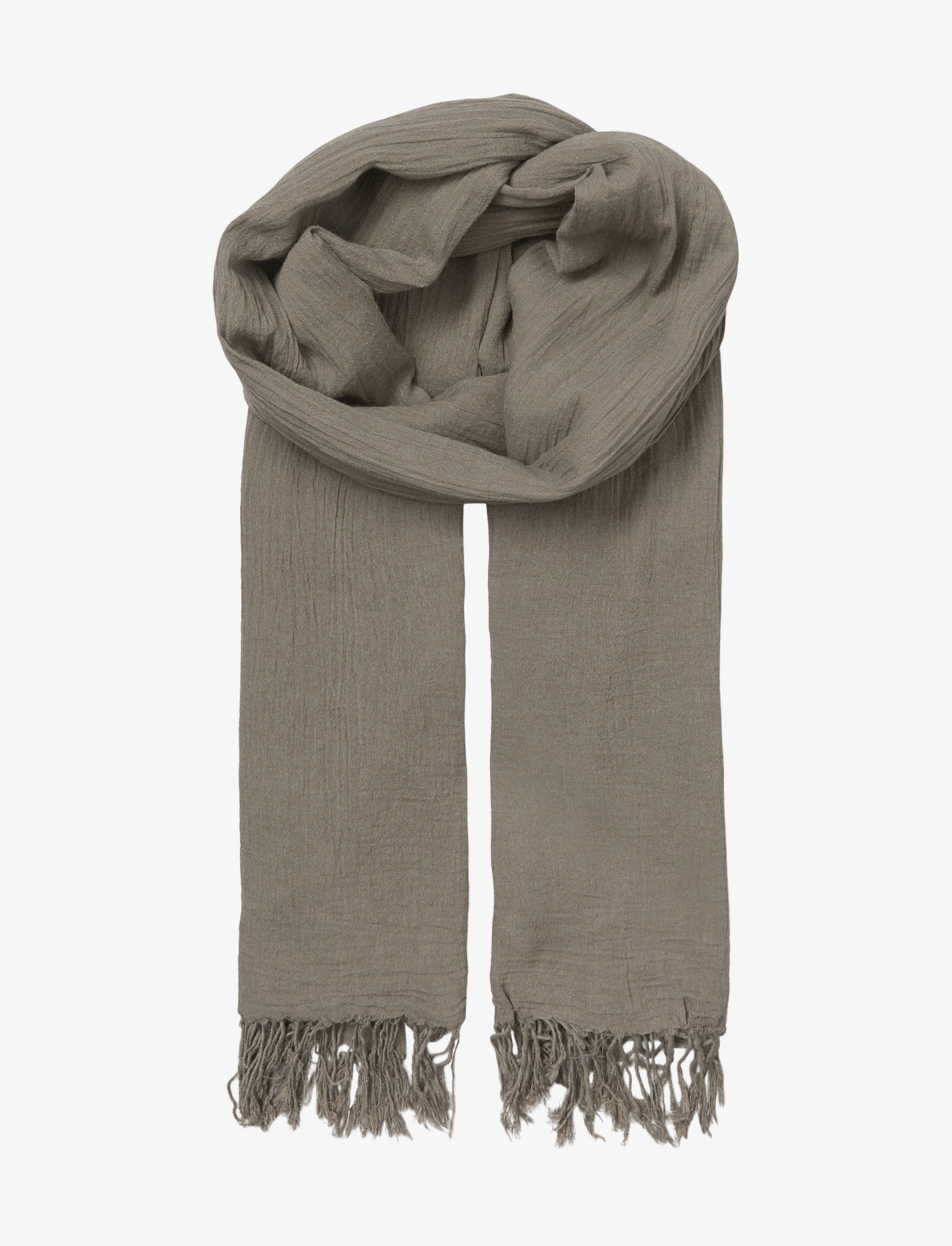 Becksöndergaard - Solid Ilona Scarf - winterschals - fossil brown - 0