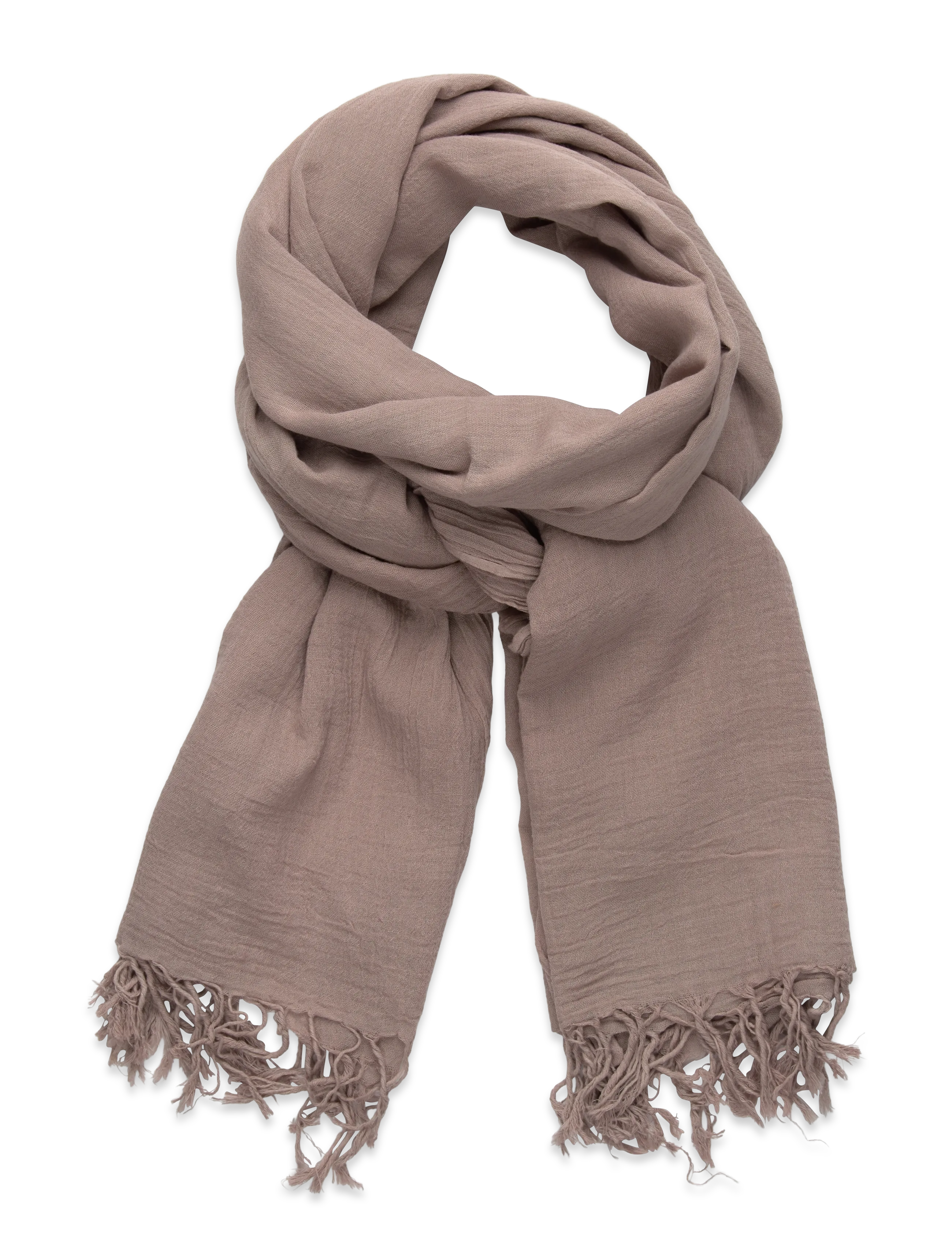 Becksöndergaard Solid Ilona Scarf - Accessories - SHADOW GRAY / beige