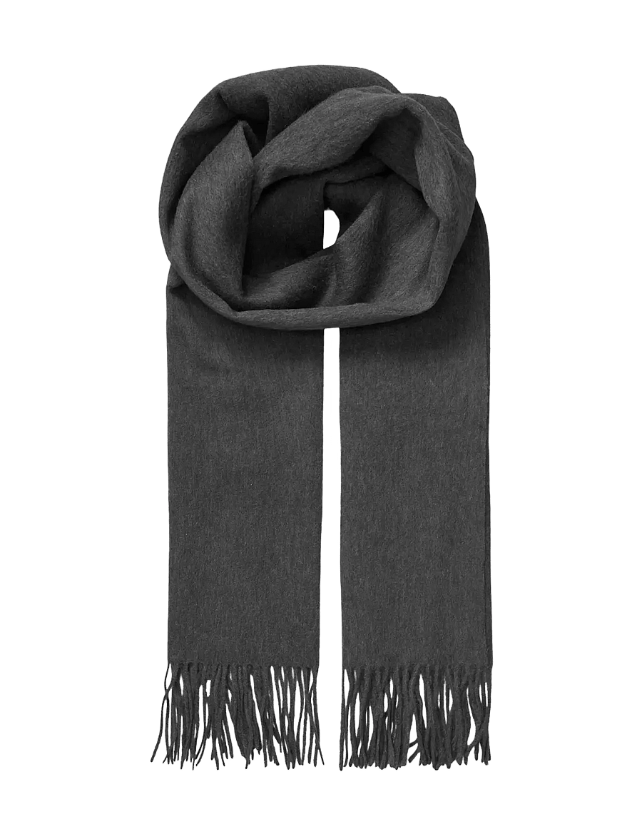 Becksöndergaard - Crystal Edition Scarf - halstørklæder - dark grey melange - 0