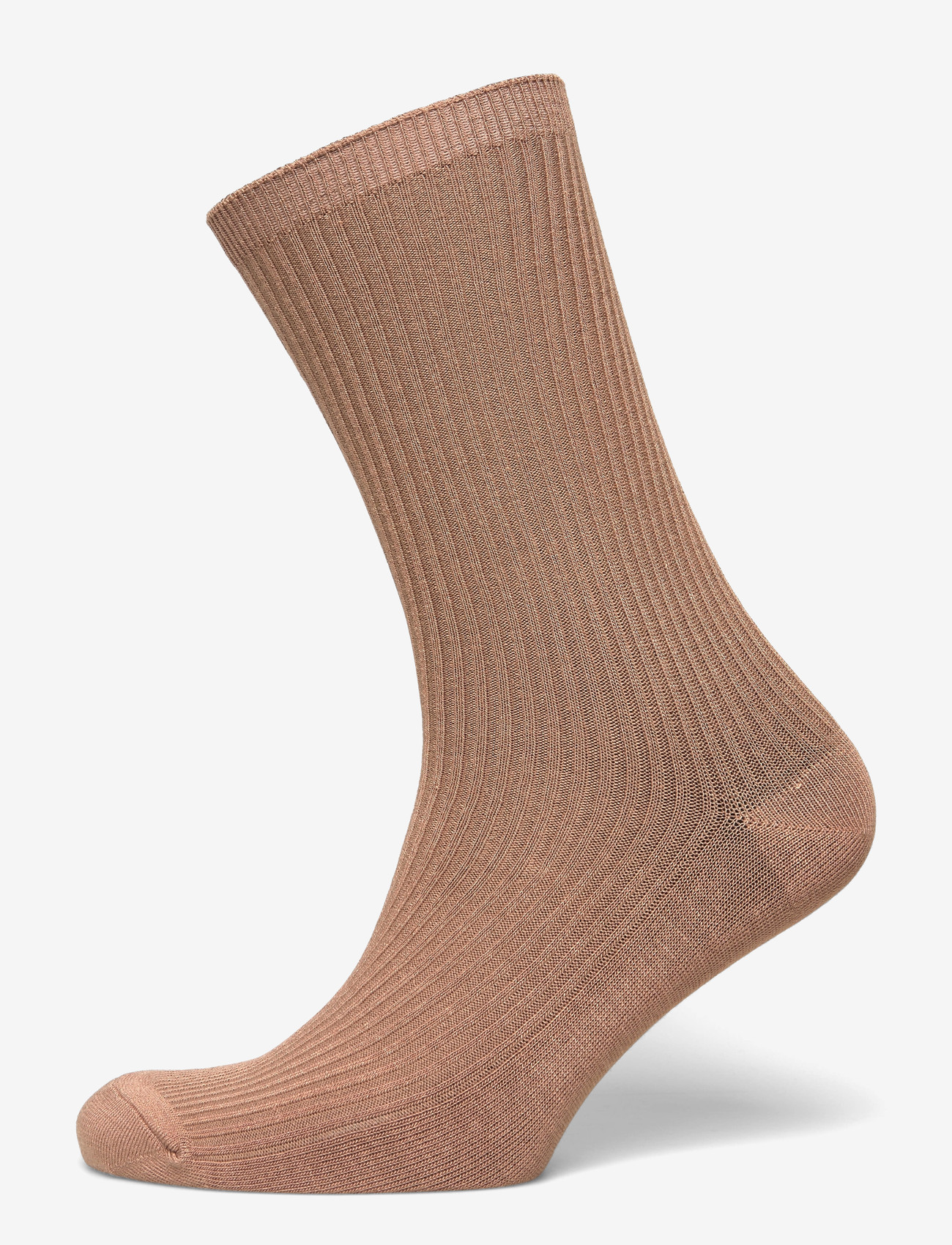 Becksöndergaard - Telma Solid Sock - laveste priser - praline brown - 0
