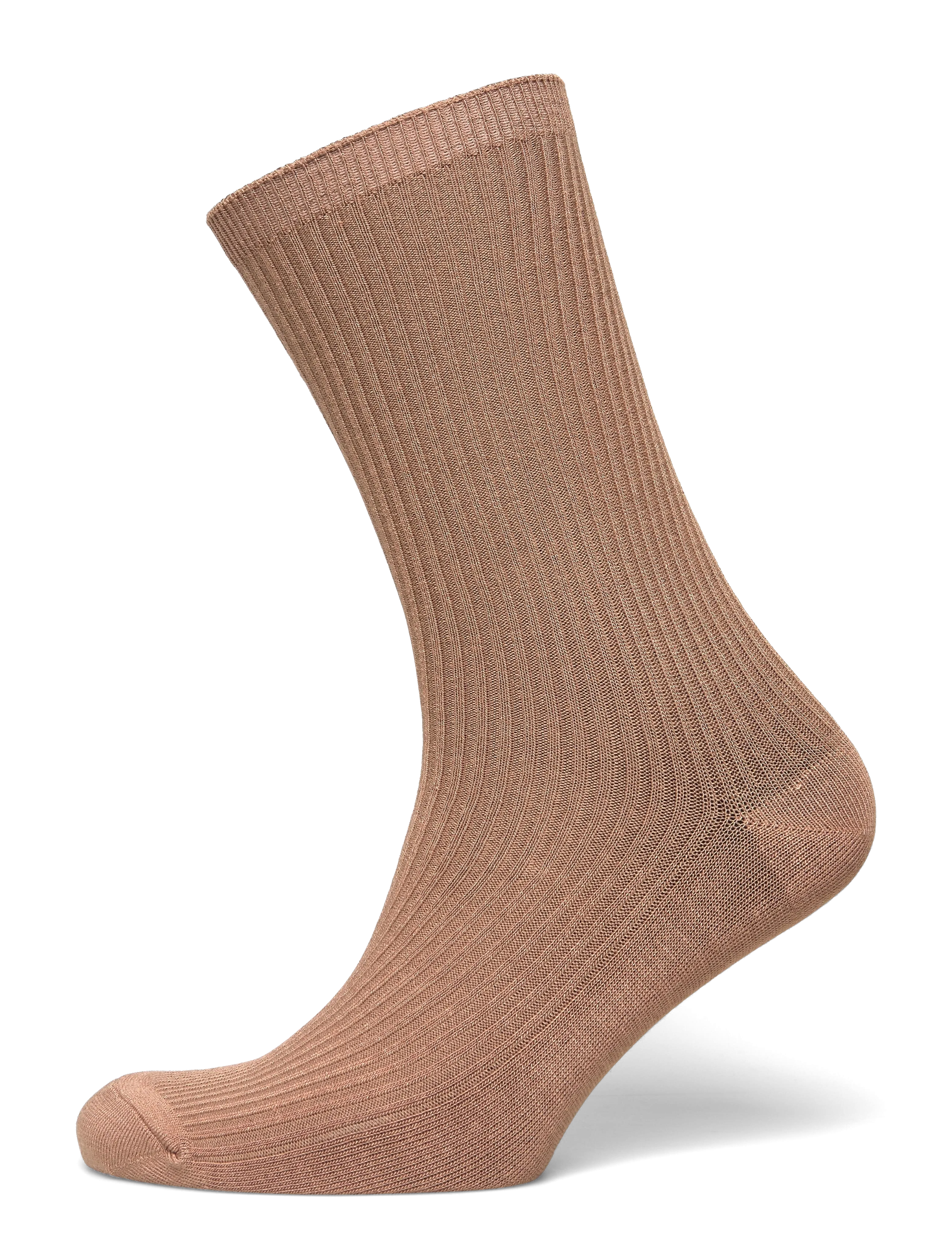 Becksöndergaard Telma Solid Sock - Strumpor - PRALINE BROWN / beige