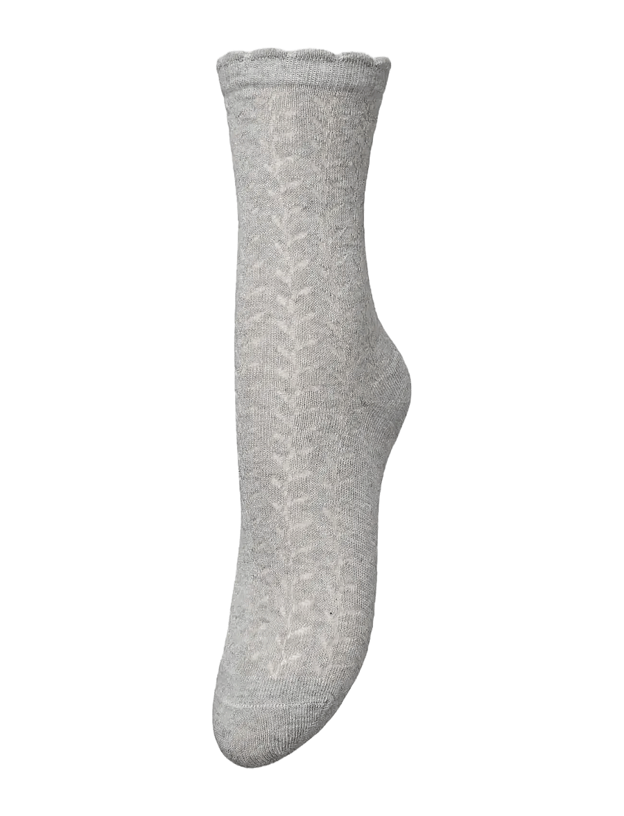 Becksöndergaard - Leofa Cotta Sock - vanliga strumpor - light grey melange - 0