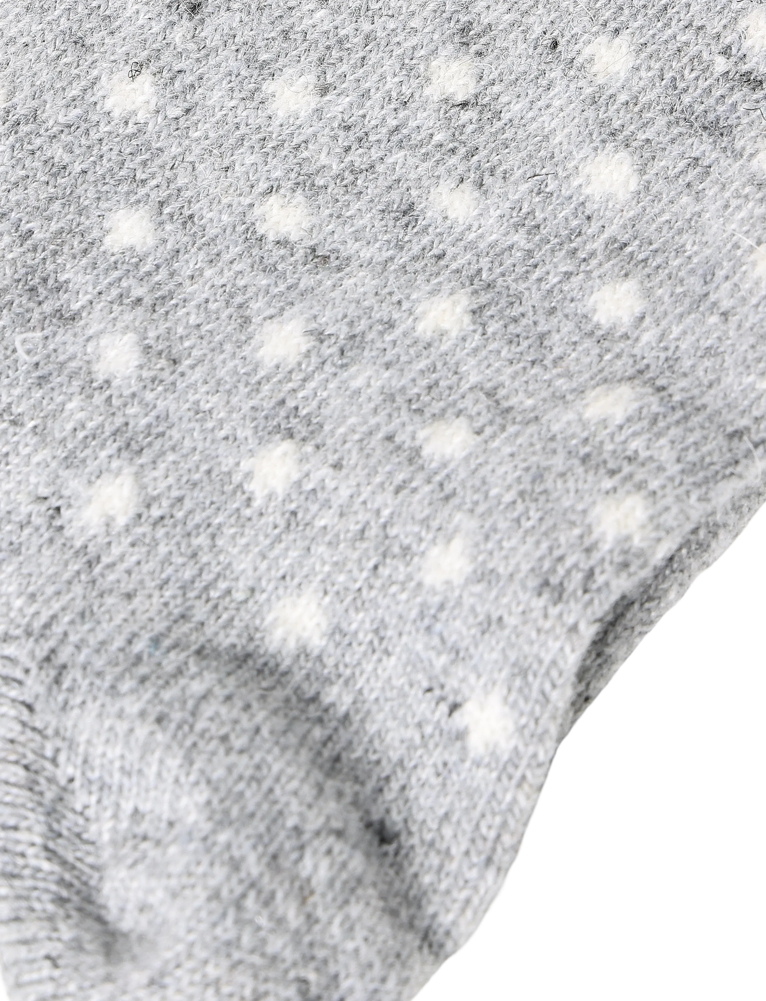 Becksöndergaard - Dotted Wola Sock - klasikinio ilgio kojinės - grey melange - 2