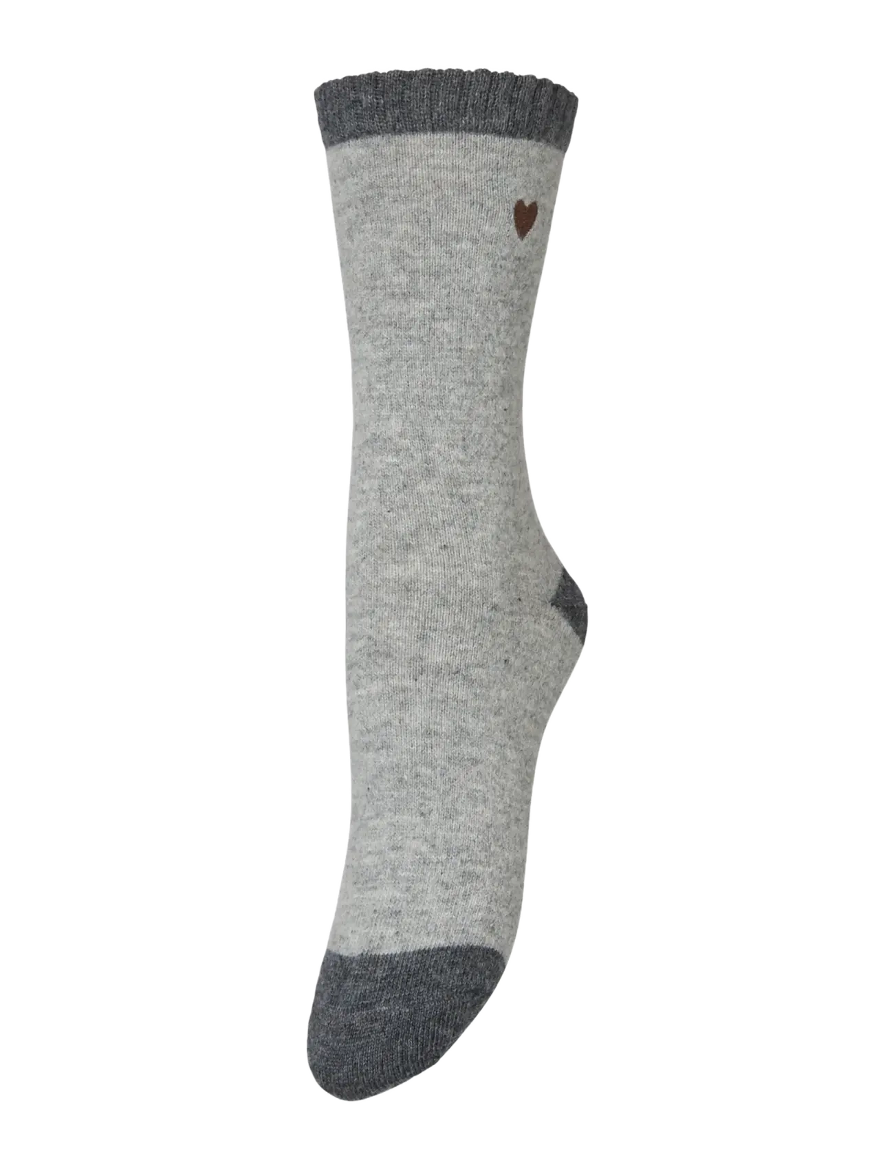Becksöndergaard Hearty Wola Sock - Strumpor - GREY MELANGE / grey