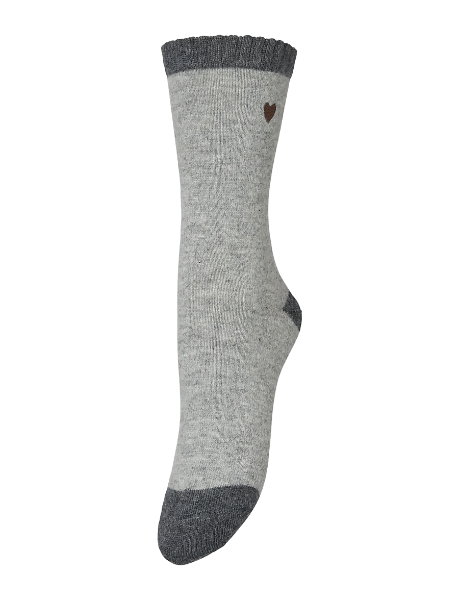 Becksöndergaard - Hearty Wola Sock - vanliga strumpor - grey melange - 0