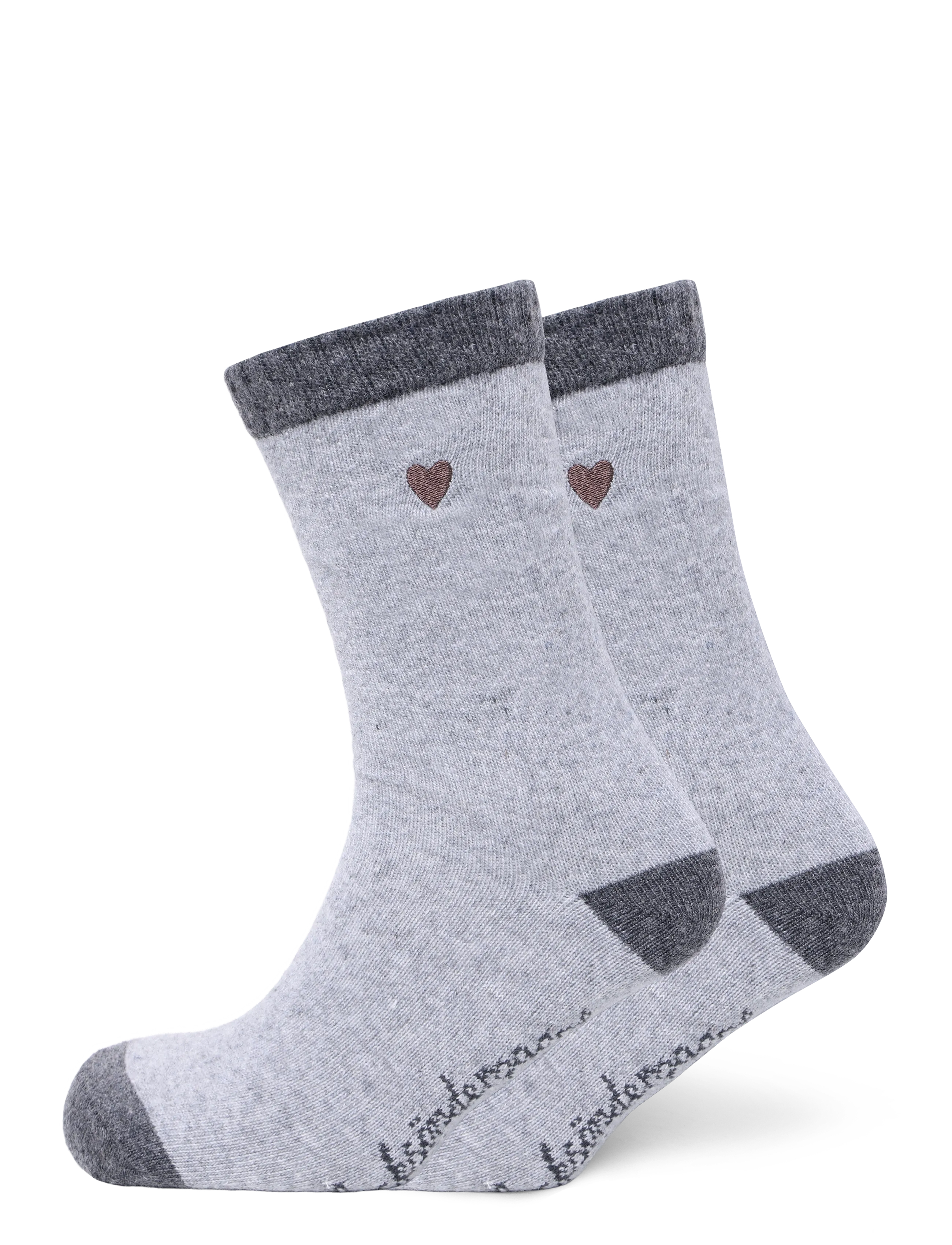 Becksöndergaard Hearty Wola Sock - Kollektioner - GREY MELANGE / grey