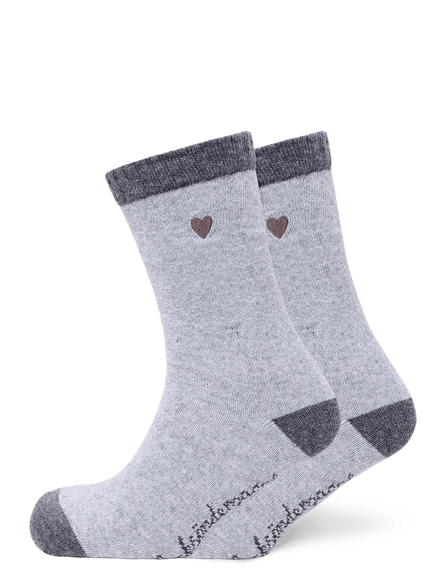 Becksöndergaard - Hearty Wola Sock - parastas zeķes - grey melange - 0