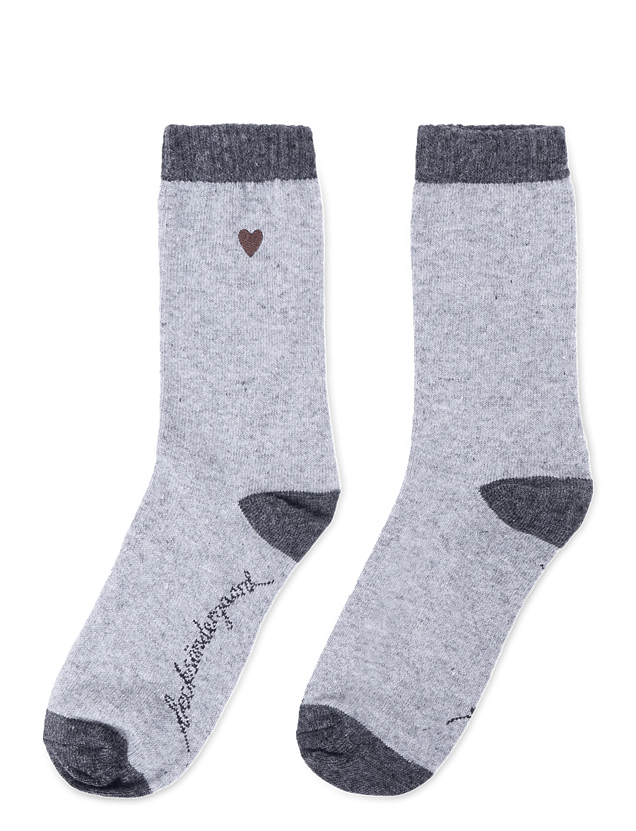 Becksöndergaard - Hearty Wola Sock - parastas zeķes - grey melange - 1