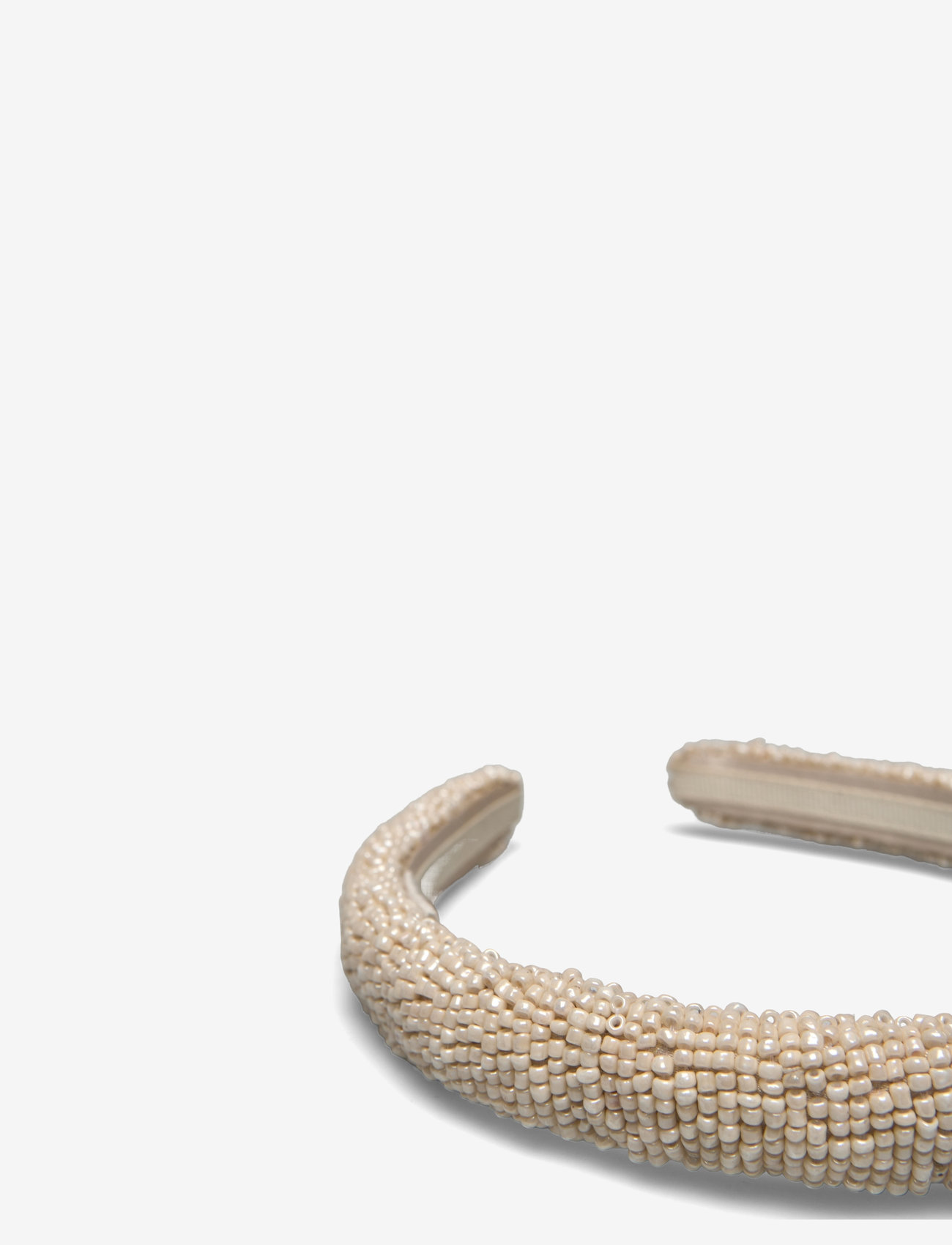 Becksöndergaard - Solid Slim Beaded Hairbrace - laveste priser - birch white - 1