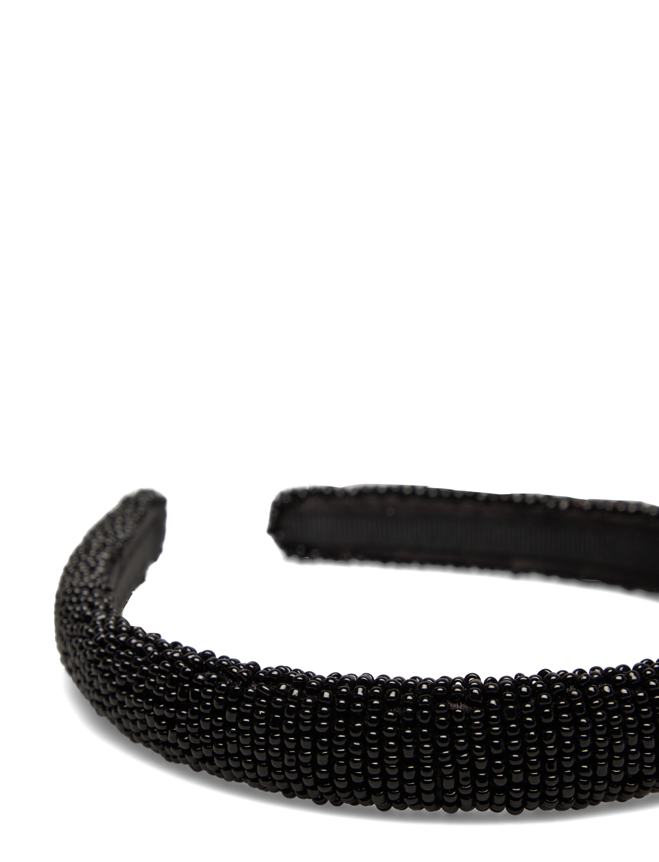 Becksöndergaard - Solid Slim Beaded Hairbrace - hair band - black - 1