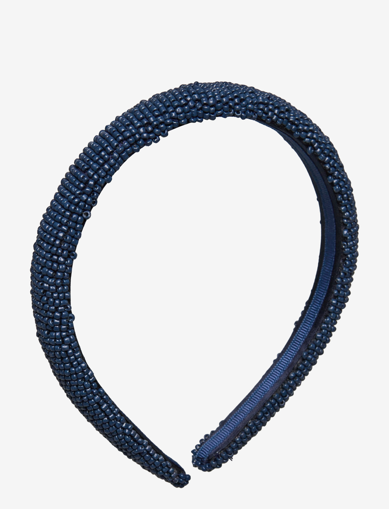 Becksöndergaard - Solid Slim Beaded Hairbrace - hårband & diadem - coronet blue - 0