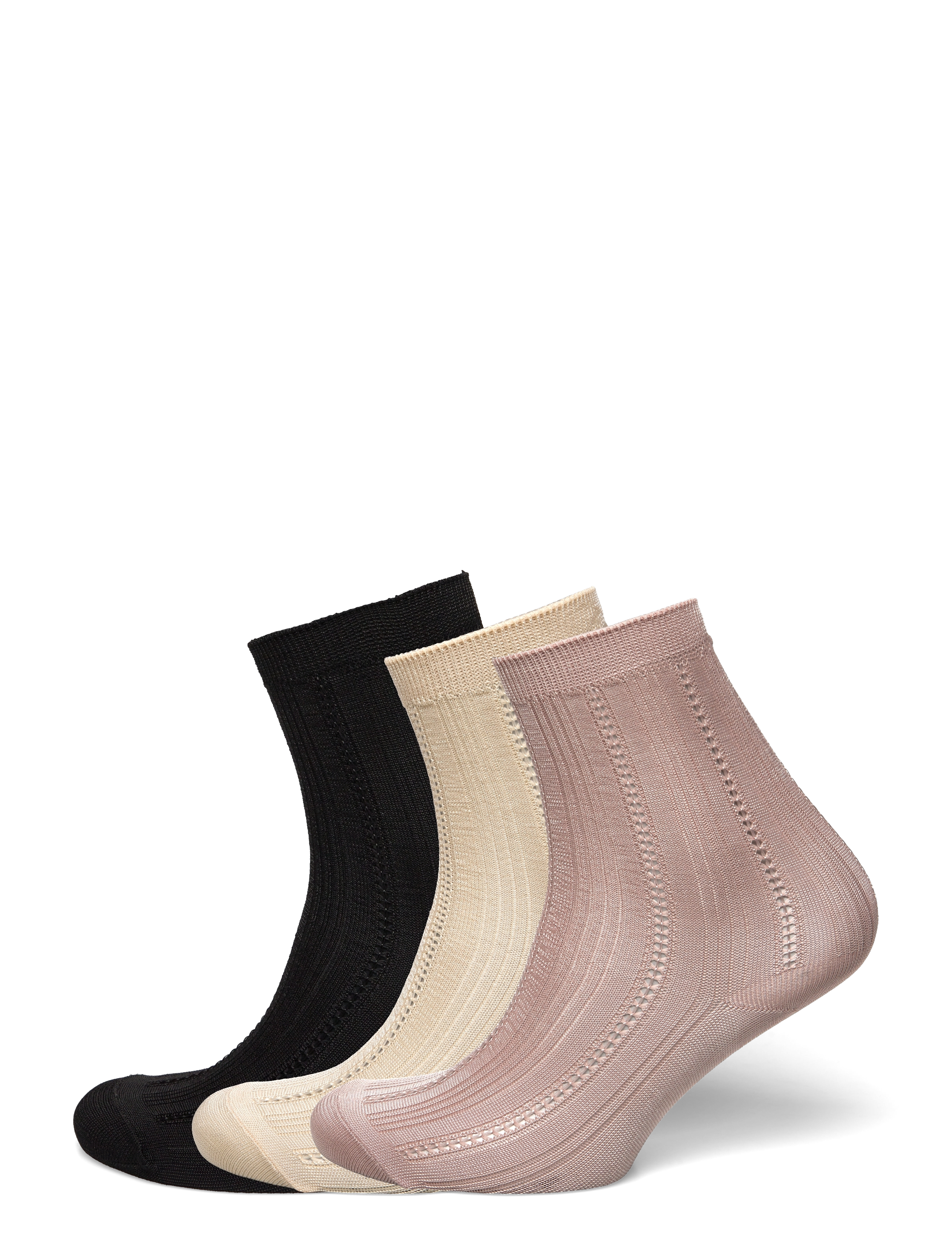 Becksöndergaard Solid Drake Sock 3 Pack, 37-39, Socks, Schwarz - Regular Frauen