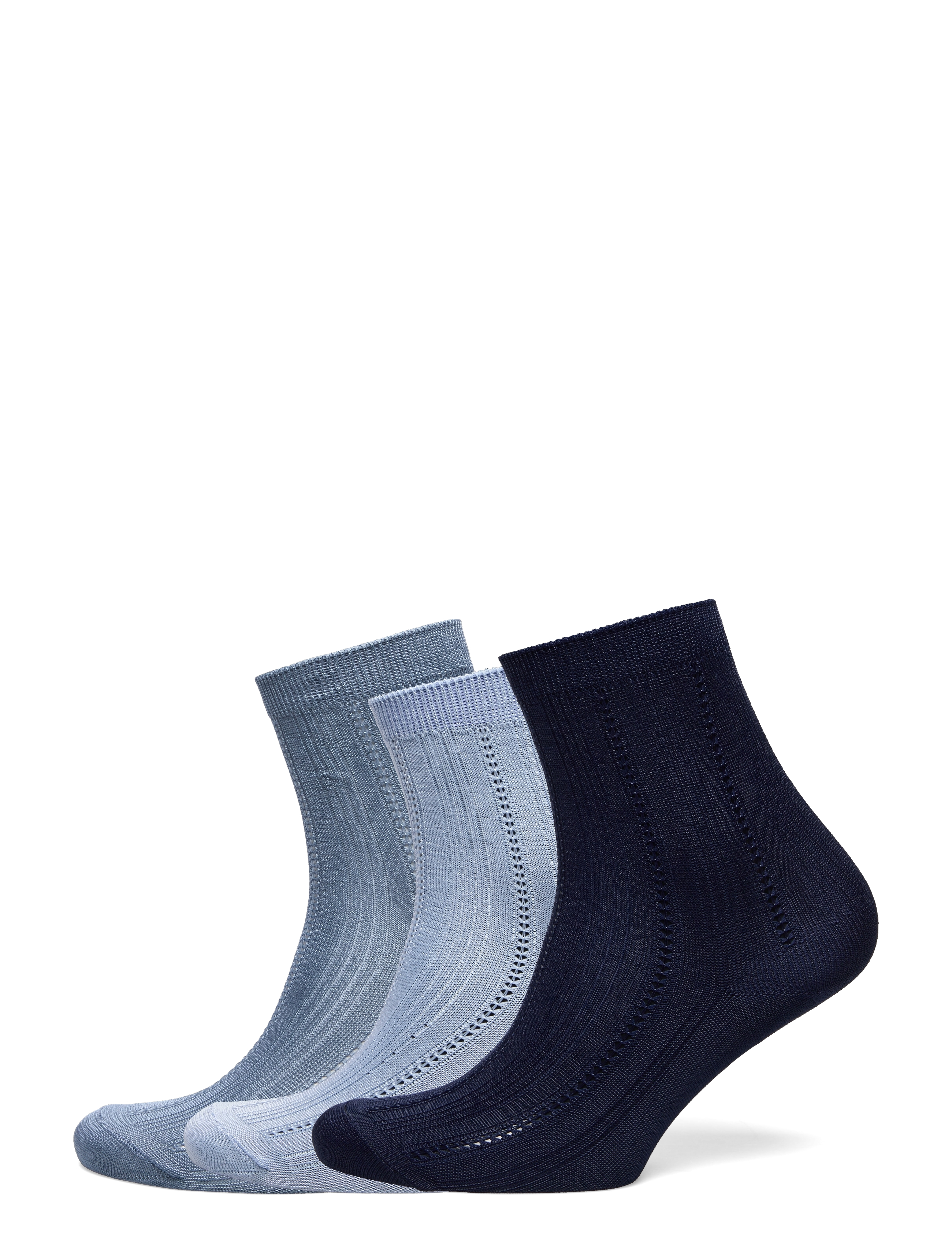 Becksöndergaard Solid Drake Sock 3 Pack, 39-41, Socks, Blau - Regular Frauen