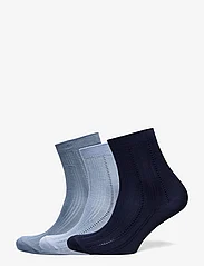 Becksöndergaard - Solid Drake Sock 3 Pack - alhaisimmat hinnat - blue tones - 0