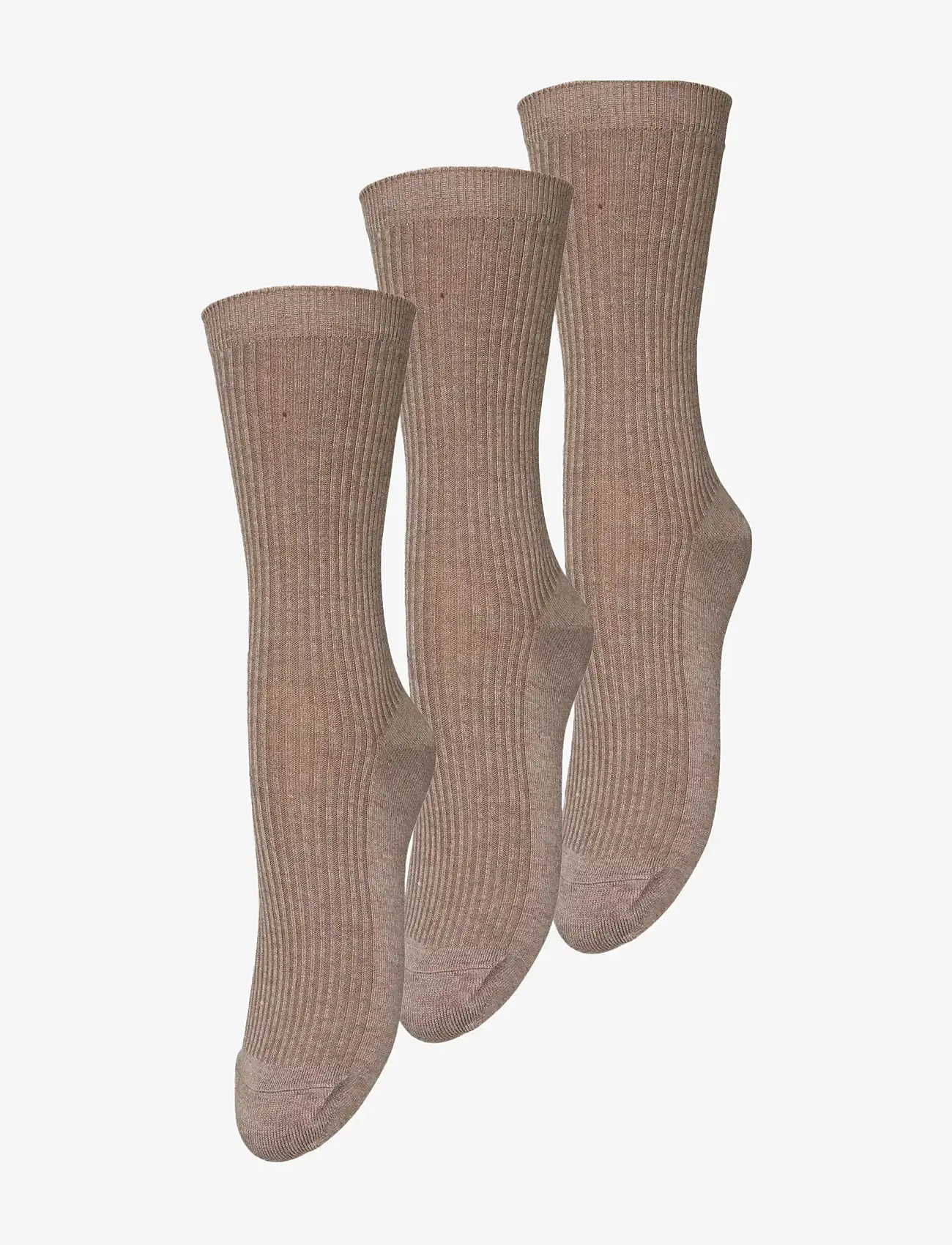 Becksöndergaard - Telma Solid Sock 3 Pack - die niedrigsten preise - beige melange - 0