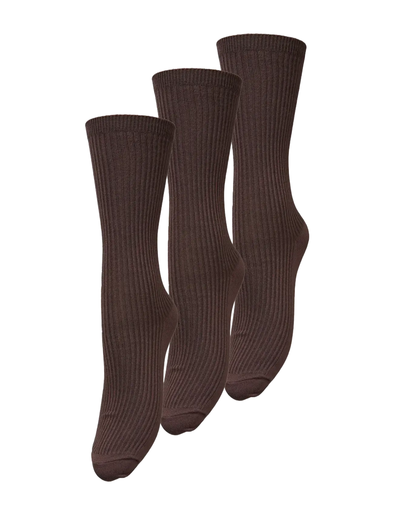 Becksöndergaard Telma Solid Sock 3 Pack - Ondergoed - HOT FUDGE BROWN / brown