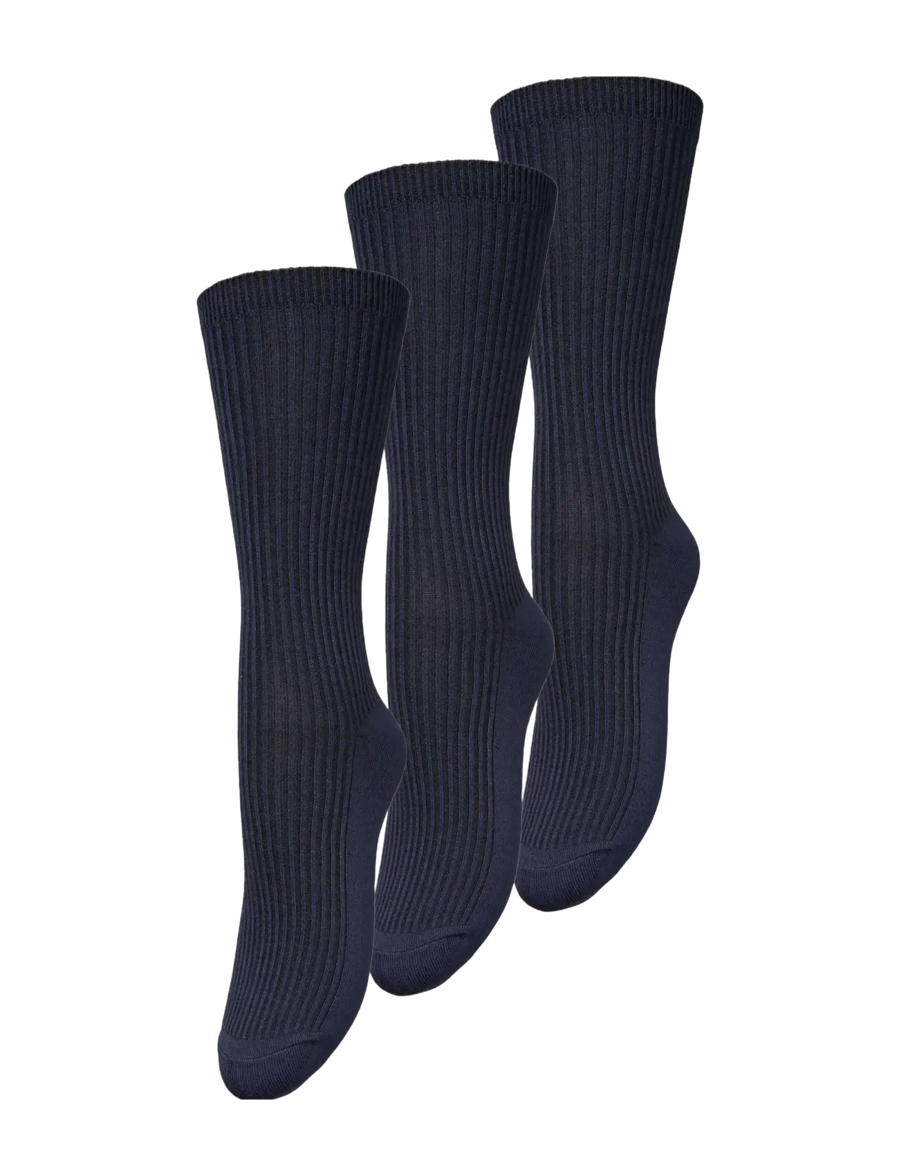 Becksöndergaard Telma Solid Sock 3 Pack, 39-41, Socks, Marineblau - Regular Frauen