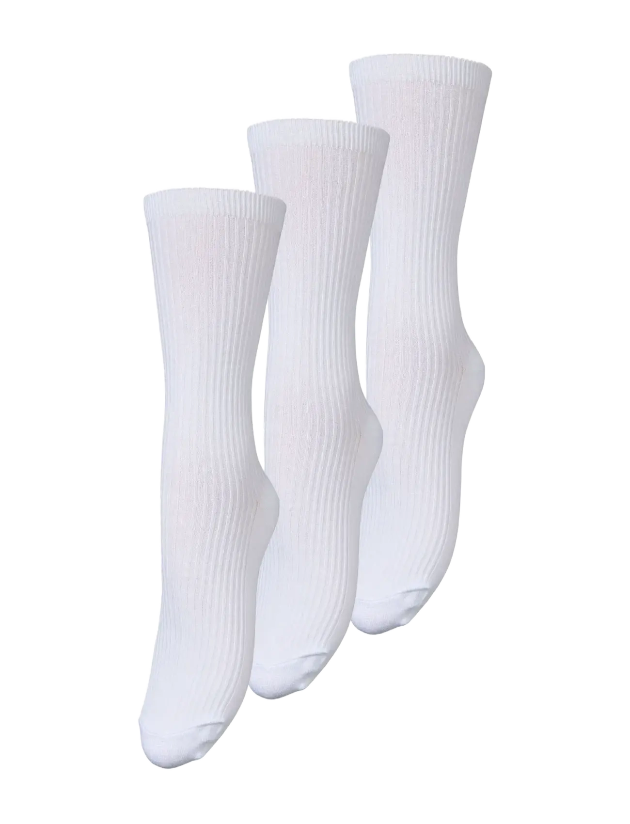 Becksöndergaard Telma Solid Sock 3 Pack, 37-39, Socks, Weiß - Regular Frauen