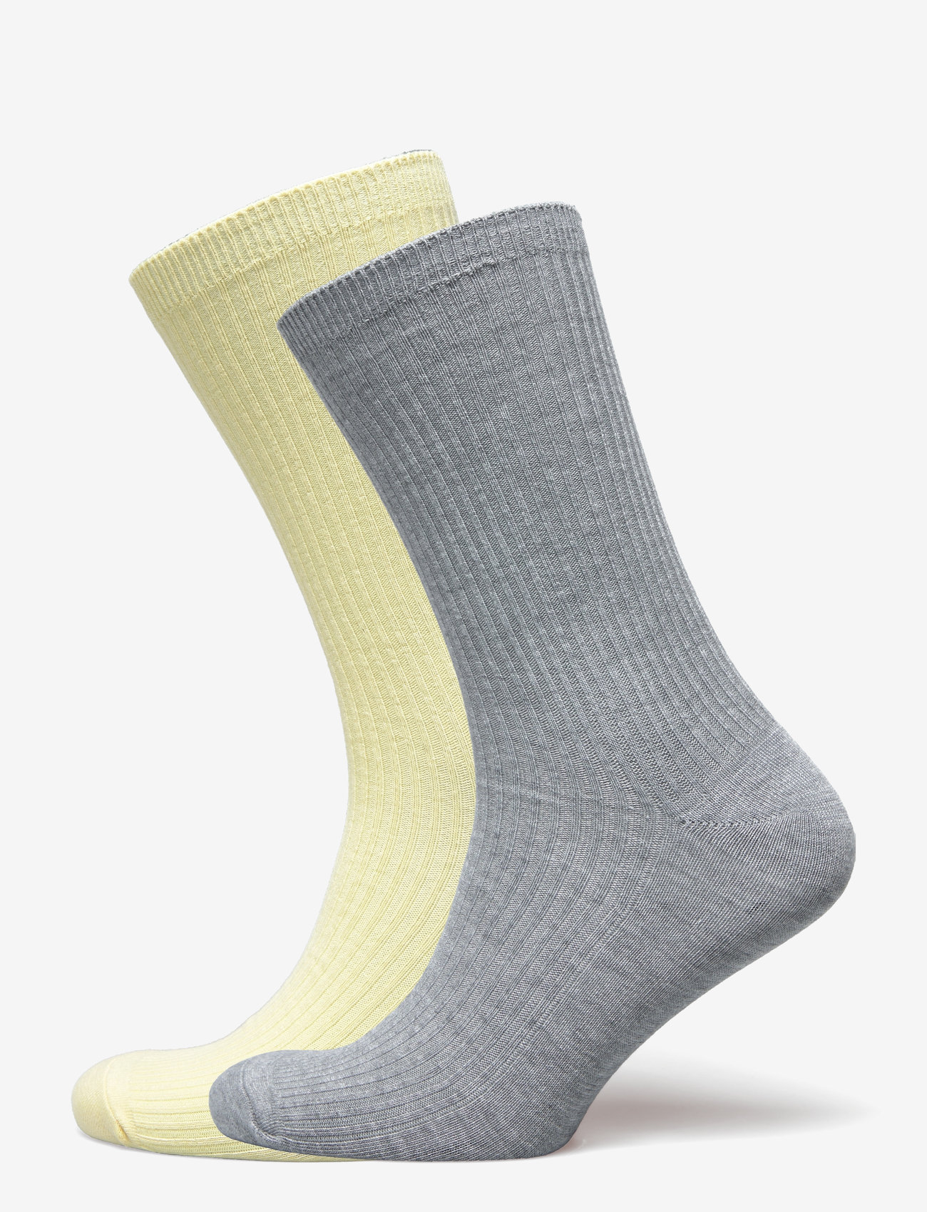 Becksöndergaard - Telma Solid Sock 2 Pack - fashion trends - grey/vanilla - 0