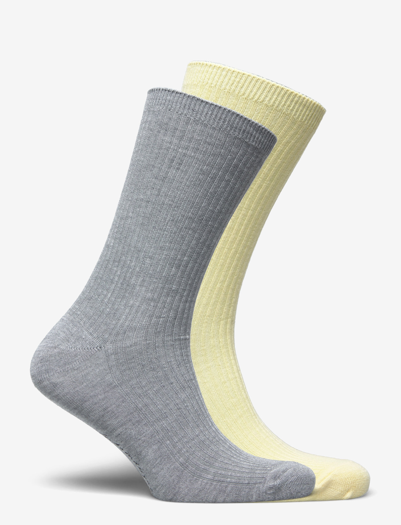 Becksöndergaard - Telma Solid Sock 2 Pack - fashion trends - grey/vanilla - 1