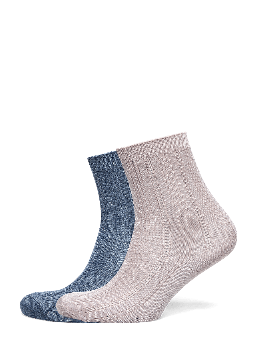 Becksöndergaard - Glitter Drake Sock 2 Pack - regular socks - blue/fawn - 0