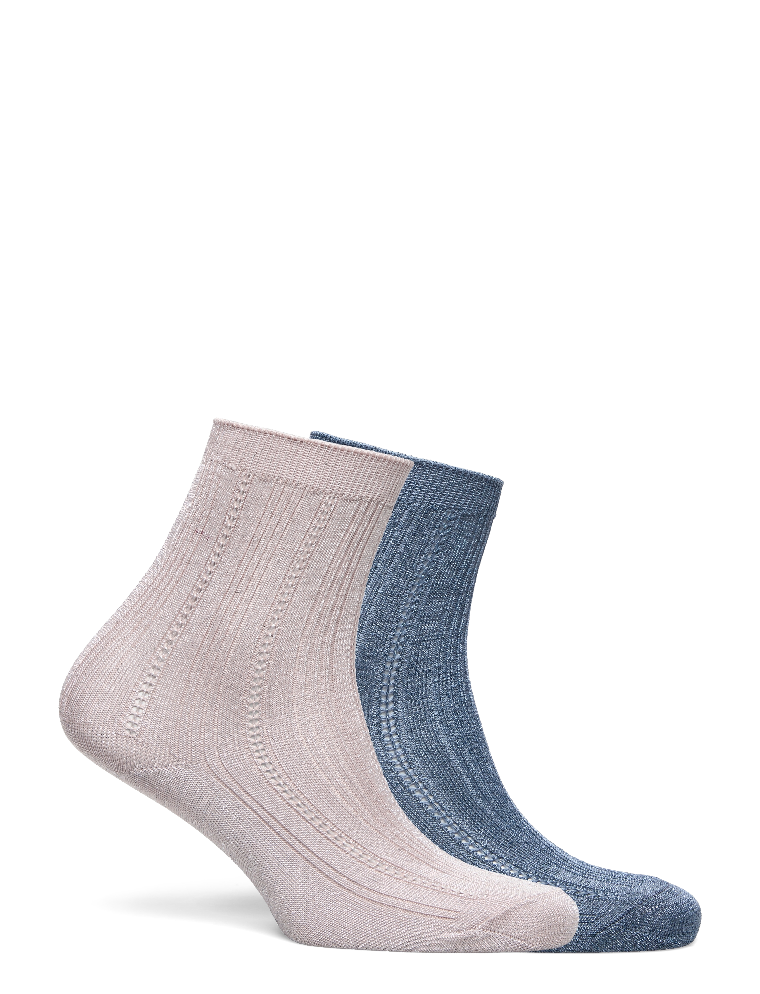 Becksöndergaard - Glitter Drake Sock 2 Pack - vanliga strumpor - blue/fawn - 1
