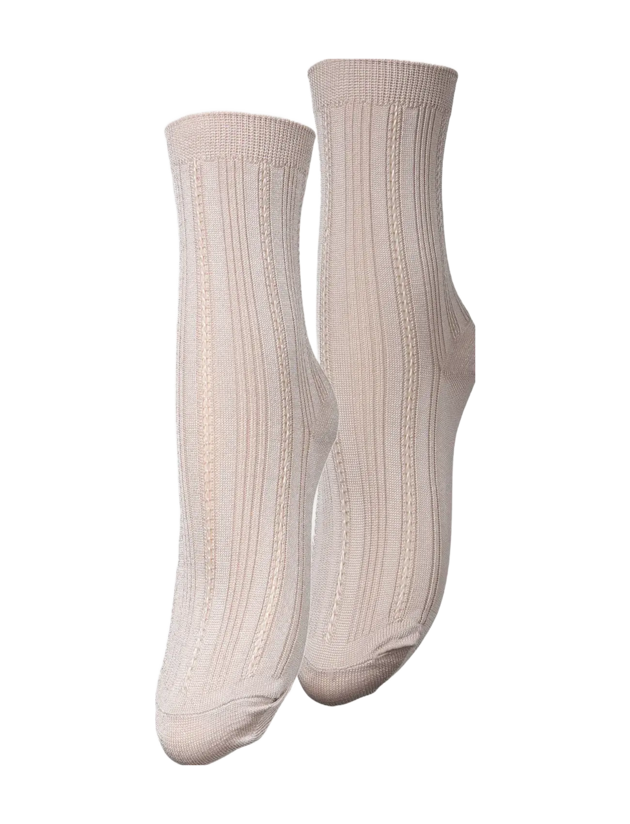 Becksöndergaard Mix Drake Sock 2 Pack, 37-39, Socks, Creme - Regular Frauen