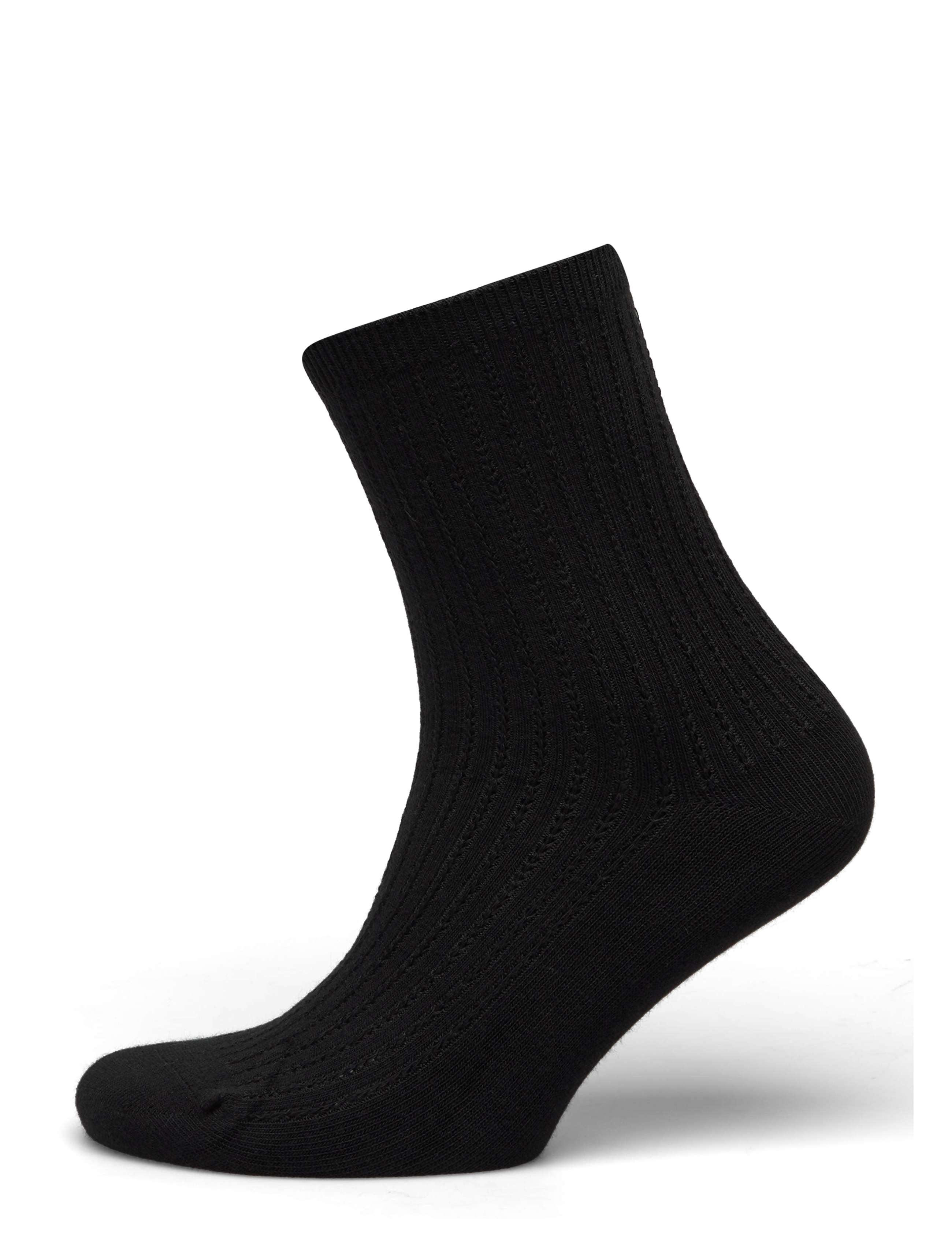Becksöndergaard - Helga Crochet Sock 2 Pack - vienkāršas zeķes - black/white - 2