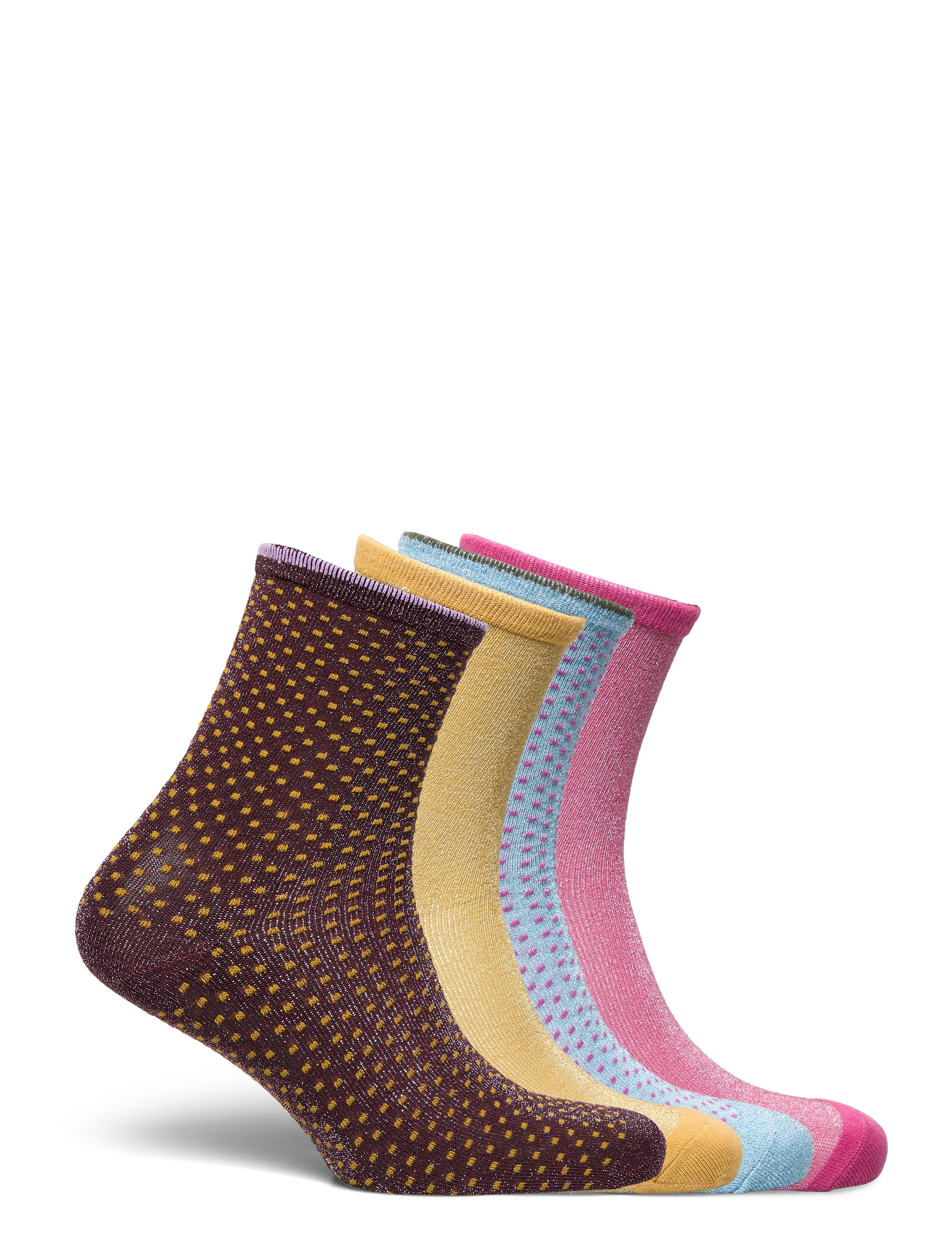 Becksöndergaard - Dina Sock Mix 4 Pack - burgundy/pink/yellow/blue - 1