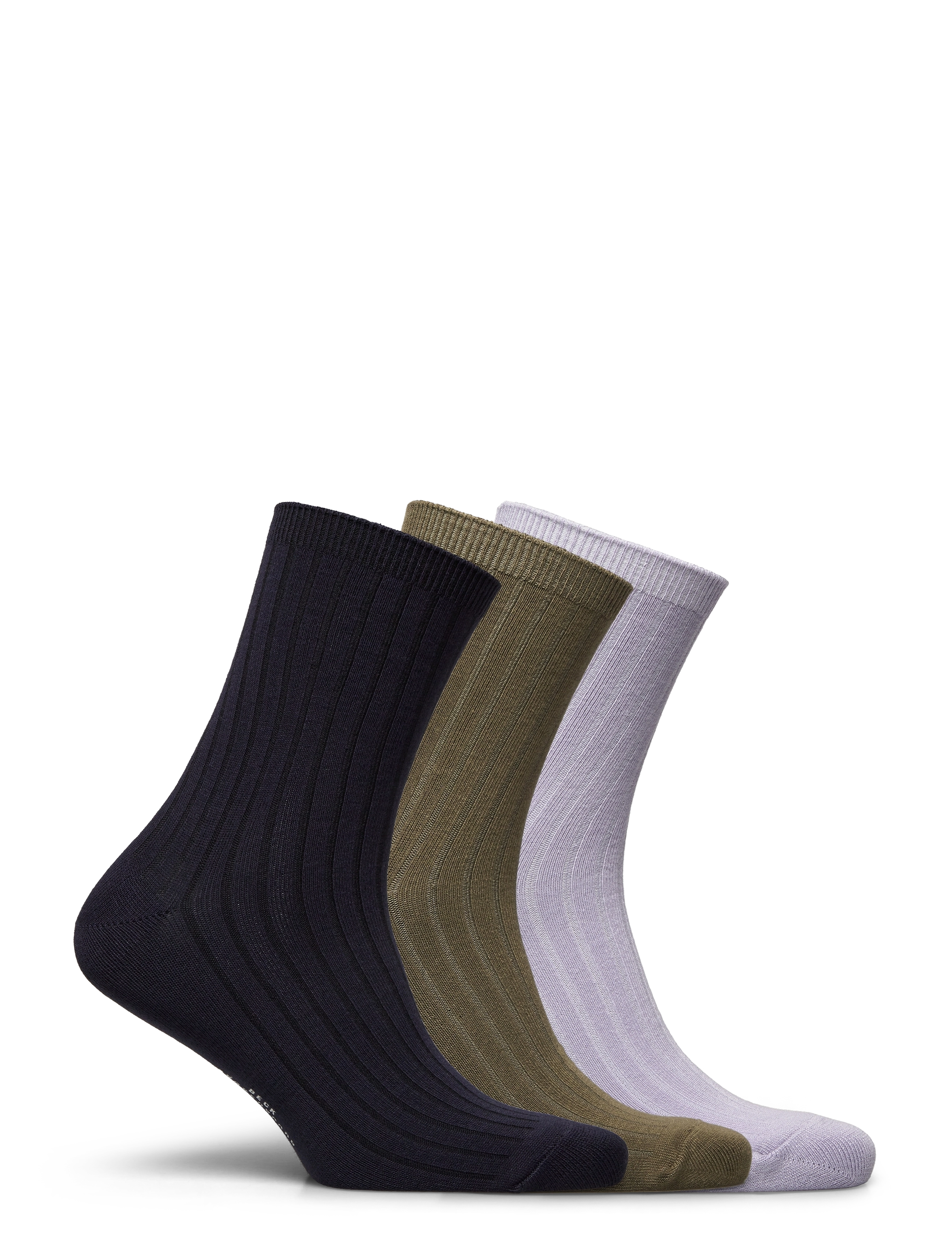 Becksöndergaard - Elva Solid Sock 3 Pack - blue/olive/mauve - 1