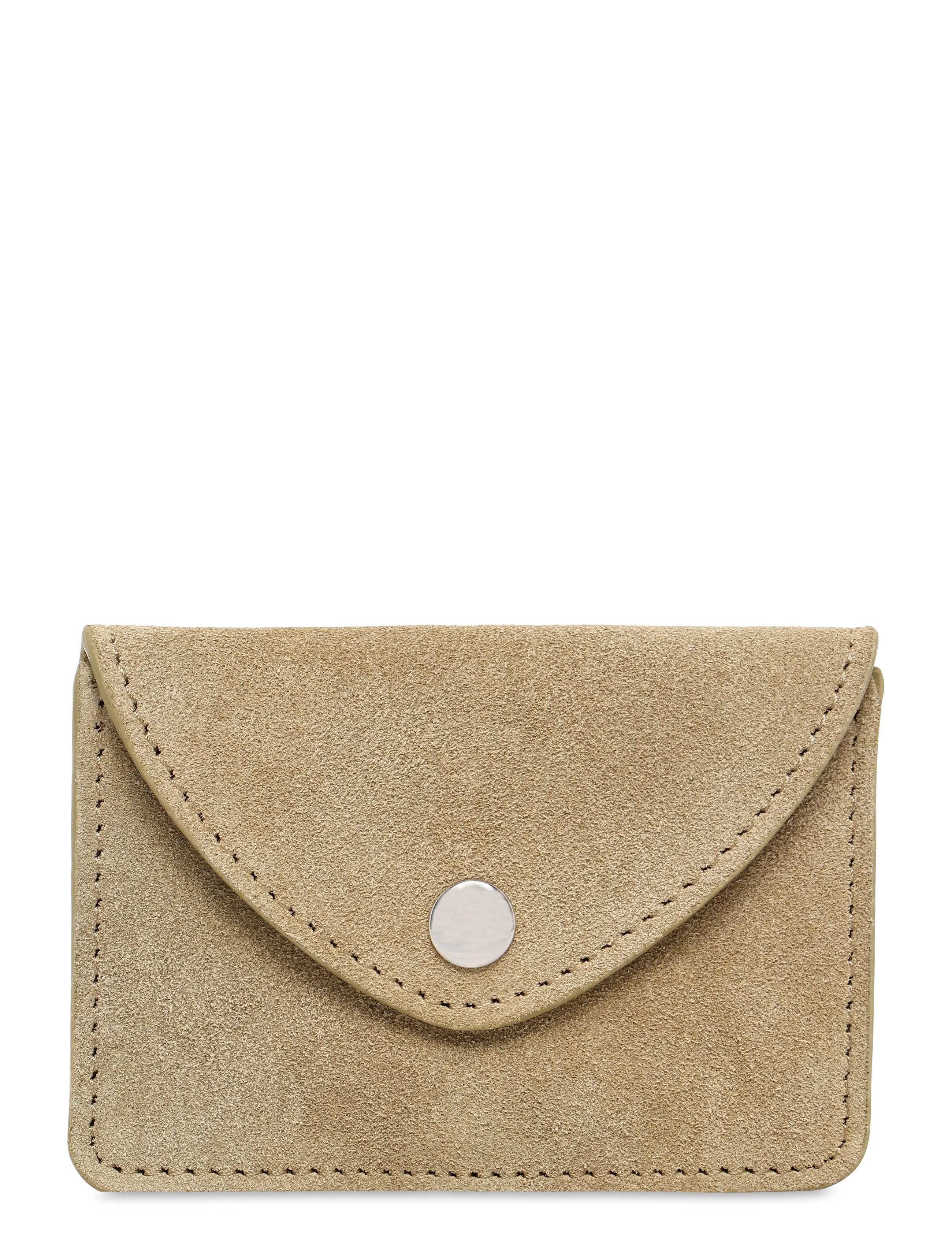 Becksöndergaard Suede Card Wallet, One Size, Holders & Wallets, Gelb - Holder, Frauen
