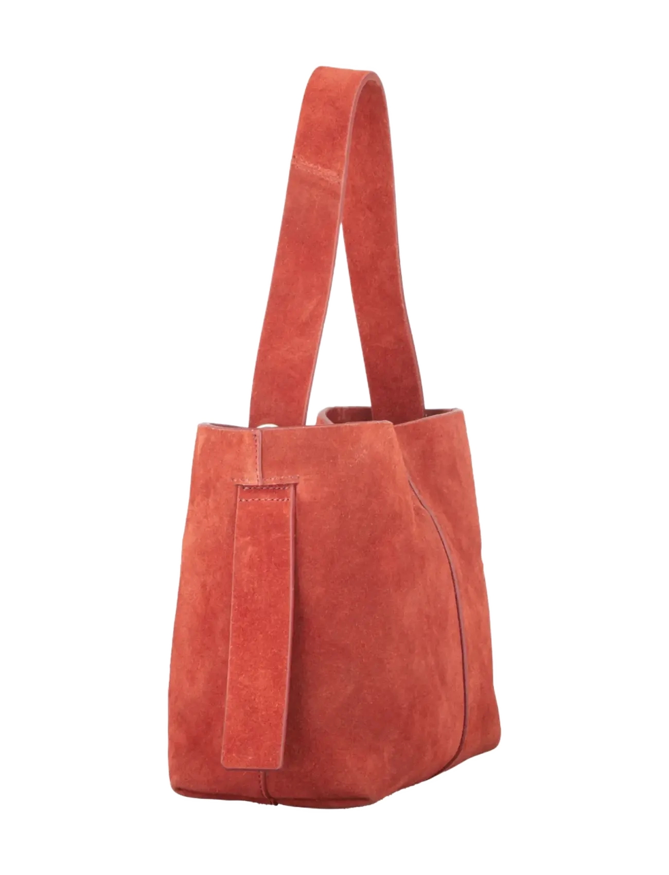 Becksöndergaard - Suede Fraya Sea Bag - mode trends - picante red - 1