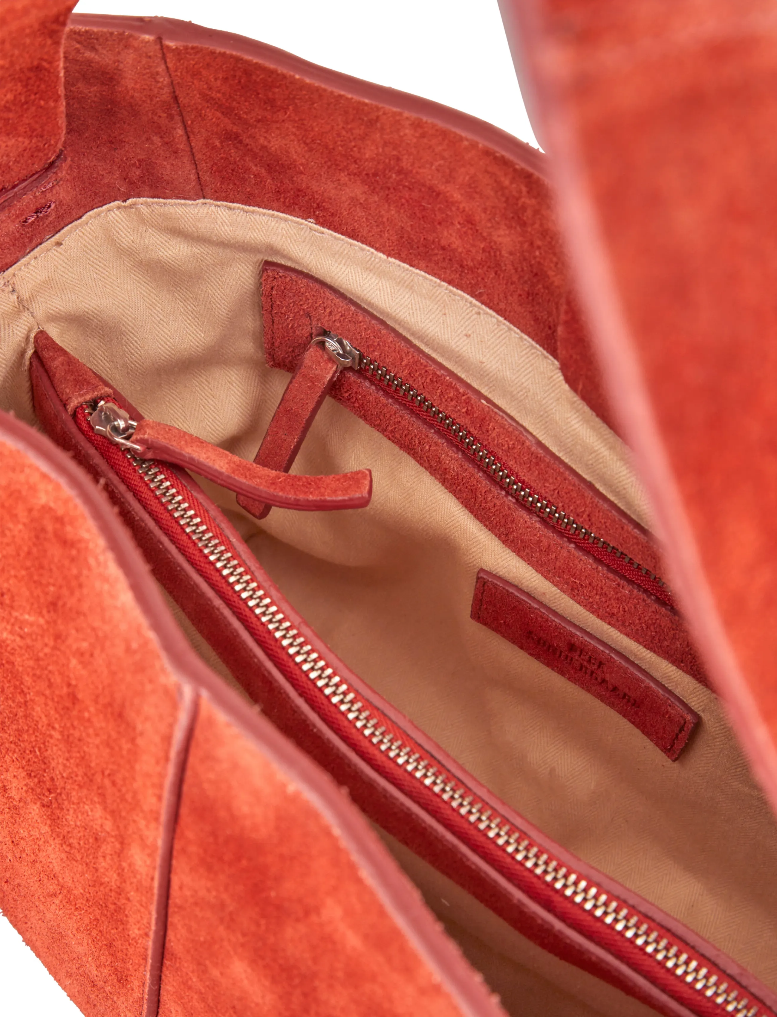 Becksöndergaard - Suede Fraya Sea Bag - mode trends - picante red - 2