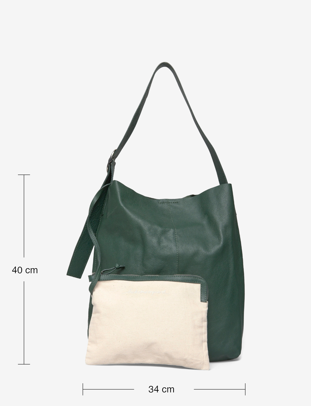 Becksöndergaard - Grain Mae Buckle Bag - erilised sündmused - topiary green - 3