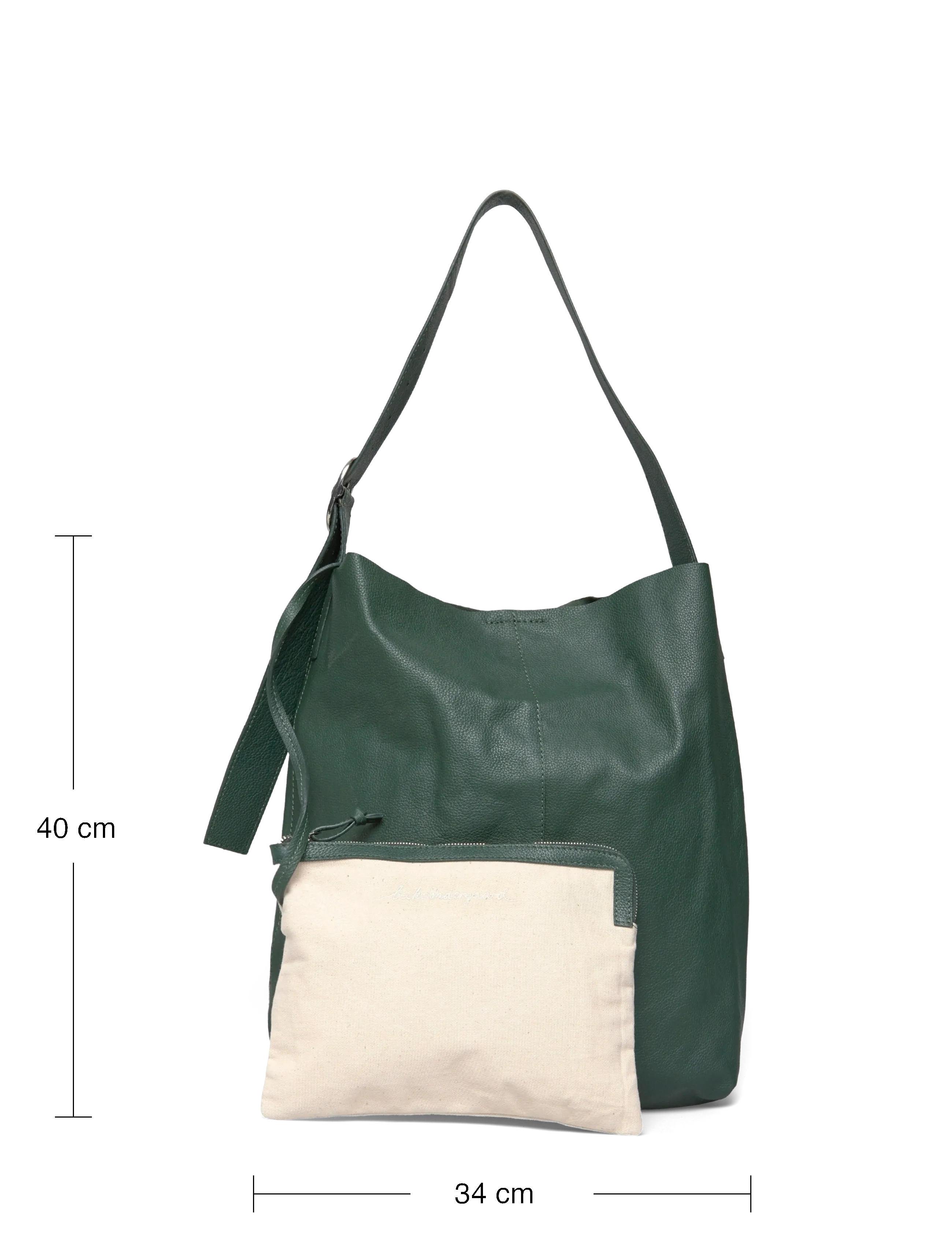 Becksöndergaard - Grain Mae Buckle Bag - party wear at outlet prices - topiary green - 3