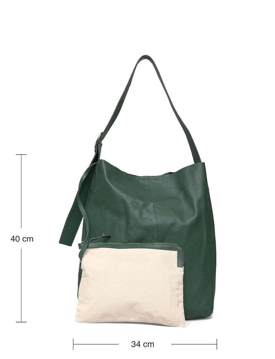 Becksöndergaard - Grain Mae Buckle Bag - modetrender - topiary green - 3
