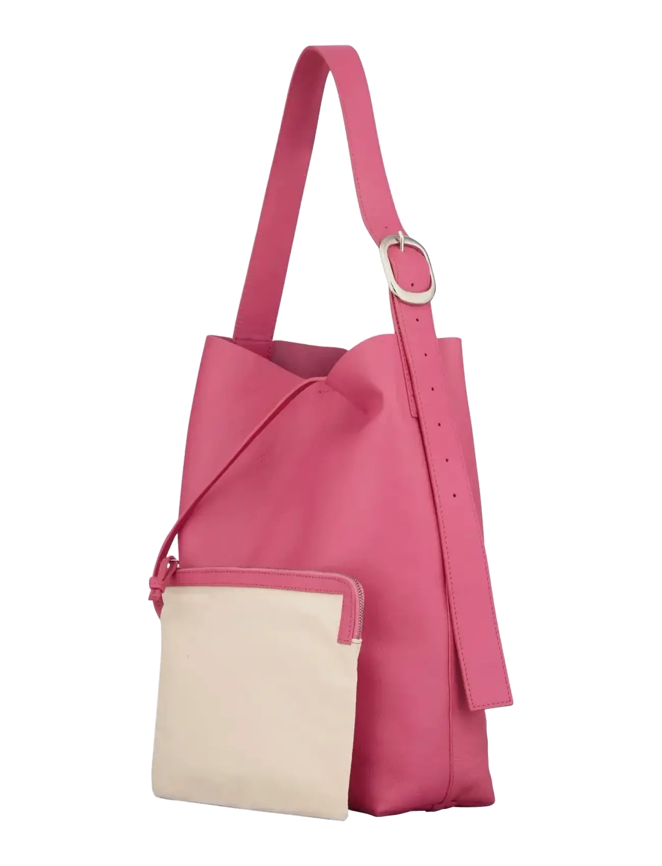 Becksöndergaard - Grain Mae Buckle Bag - festkläder till outletpriser - vivacious pink - 1