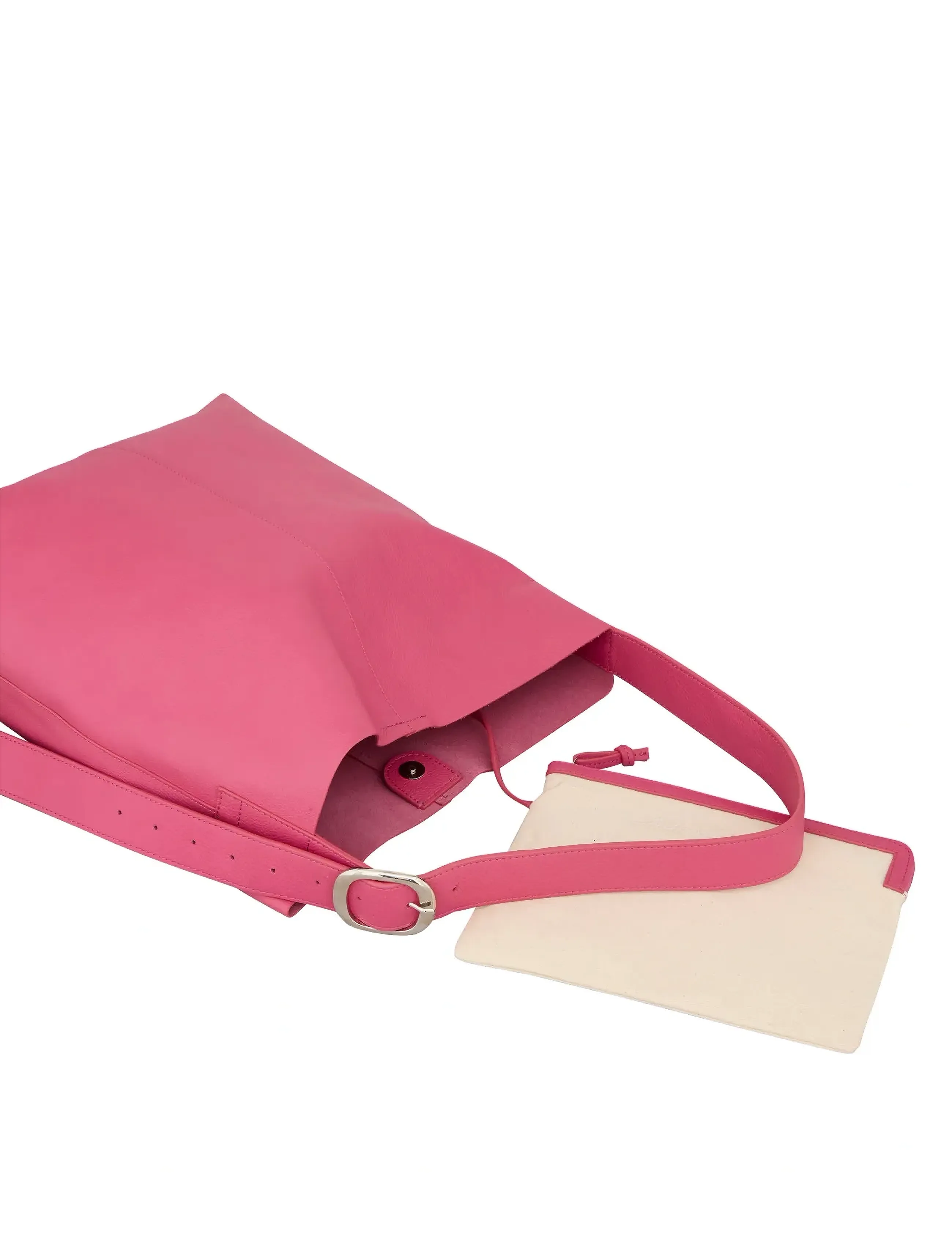 Becksöndergaard - Grain Mae Buckle Bag - festkläder till outletpriser - vivacious pink - 2
