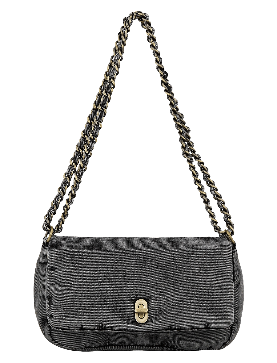Becksöndergaard - Washed Denima Hollis Bag - speciella tillfällen - stonewash grey - 0