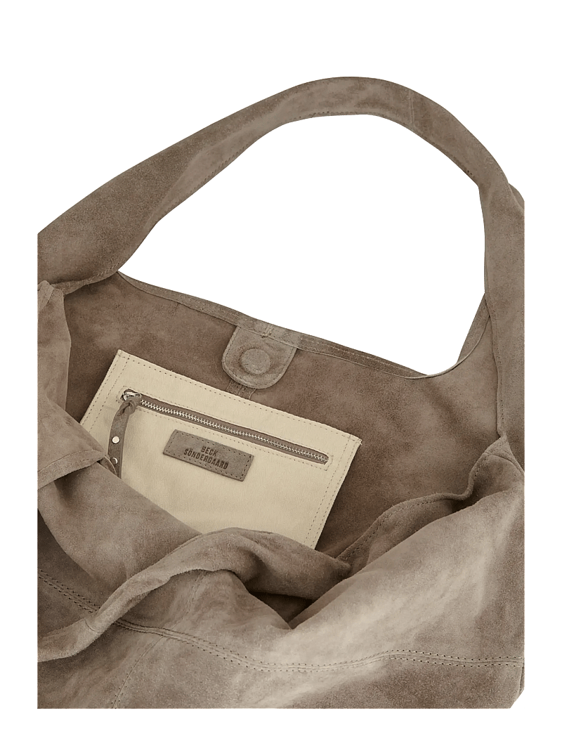 Becksöndergaard - Suede Dalliea Bag - totes - adobe - 2