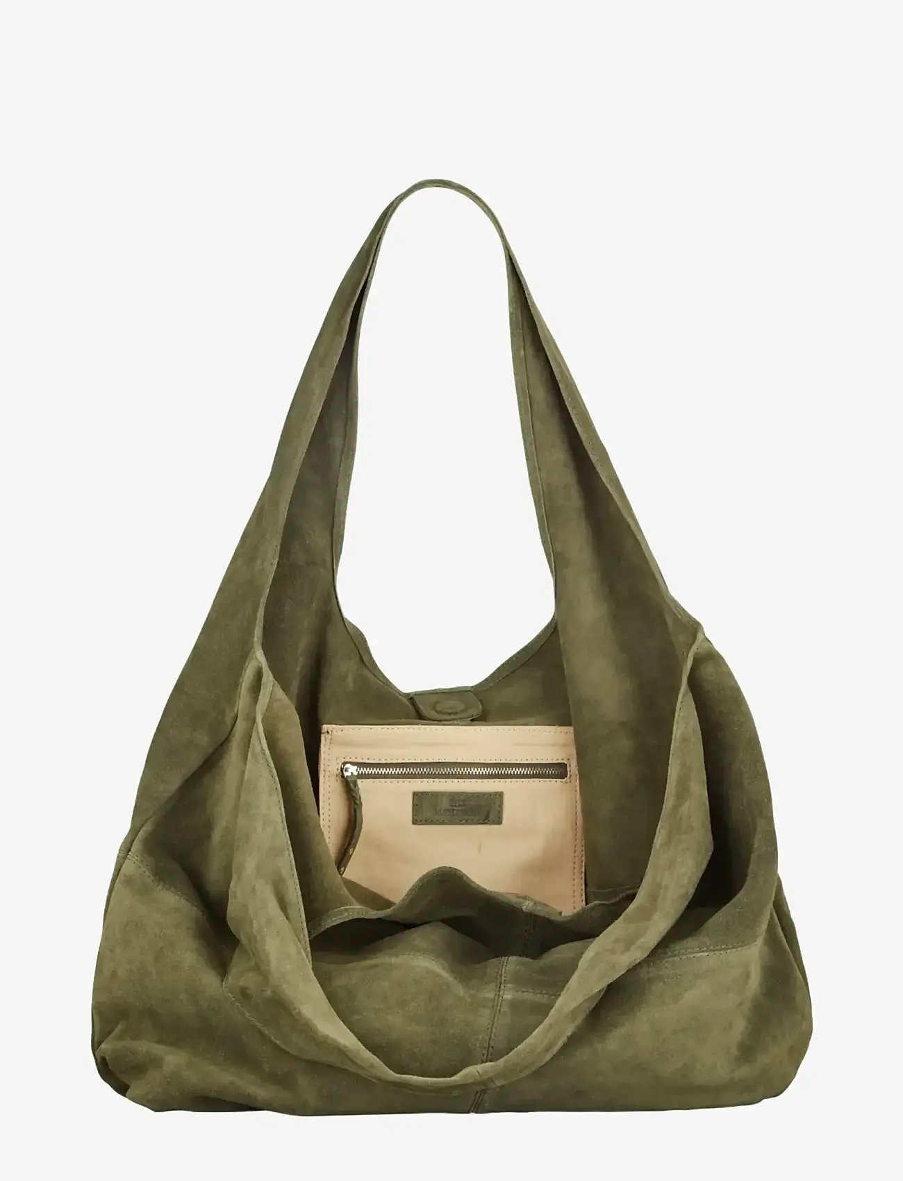 Becksöndergaard - Suede Dalliea Bag - totes - army - 1